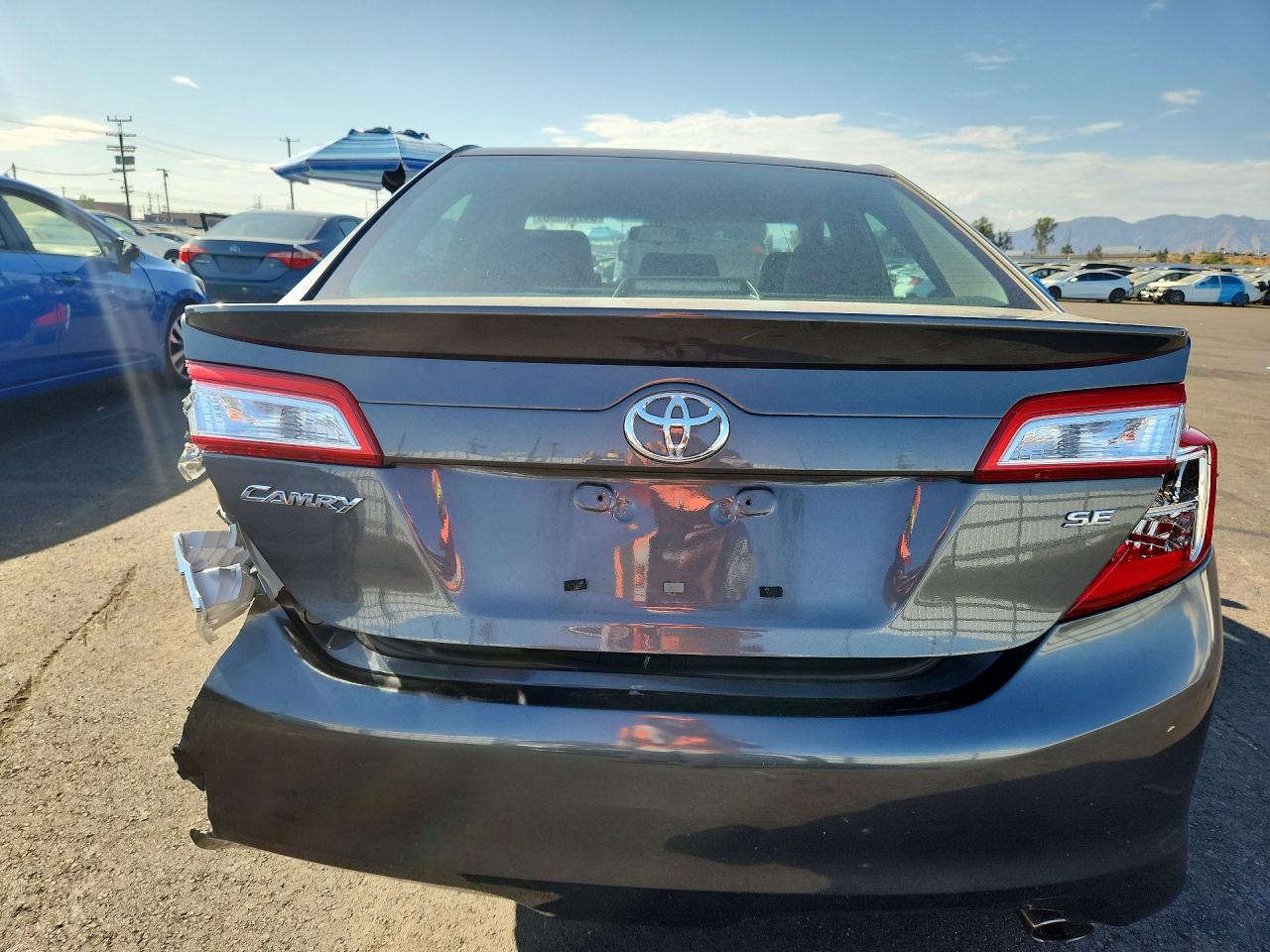 2012 Toyota Camry Se Серый vin: 4T1BF1FK0CU201105