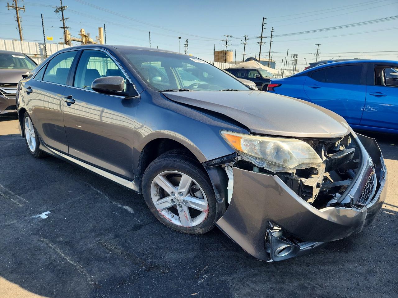 2012 Toyota Camry Se Серый vin: 4T1BF1FK0CU201105