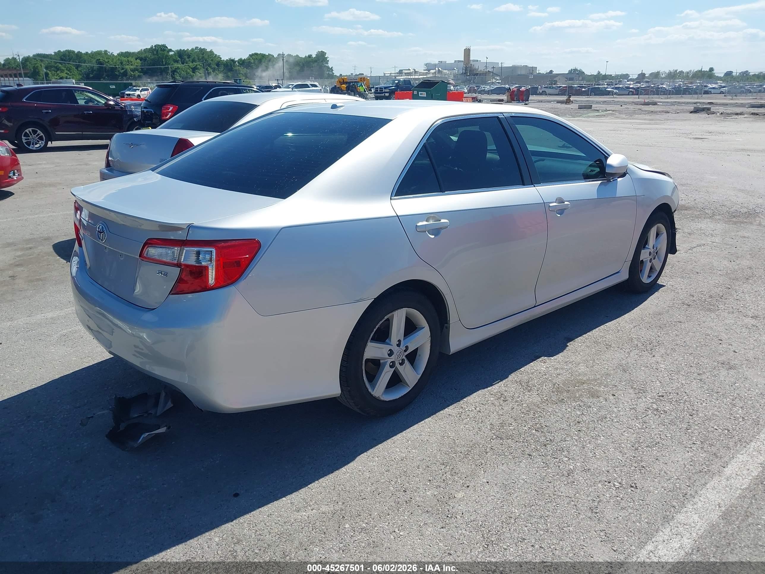 2012 Toyota Camry Se Silver vin: 4T1BF1FK0CU503283