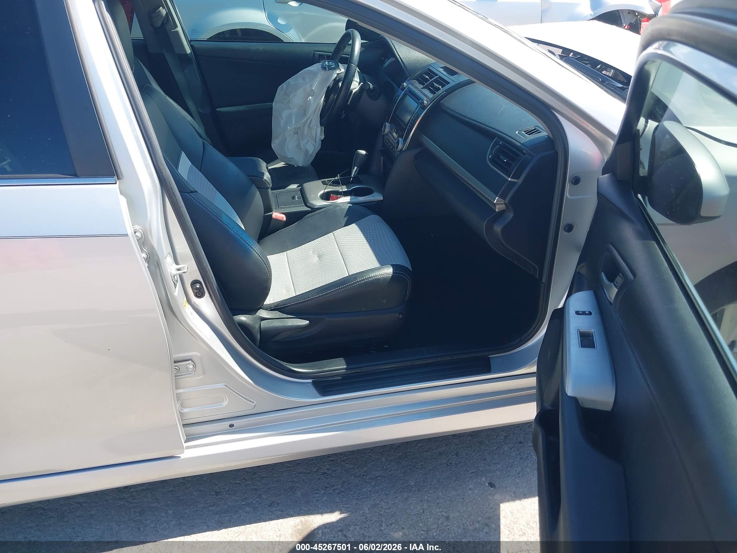 2012 Toyota Camry Se Silver vin: 4T1BF1FK0CU503283