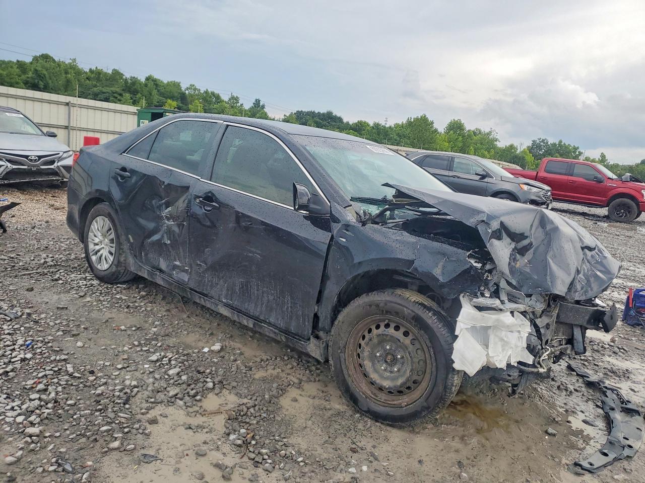 2012 Toyt Camry Черный vin: 4T1BF1FK0CU511125