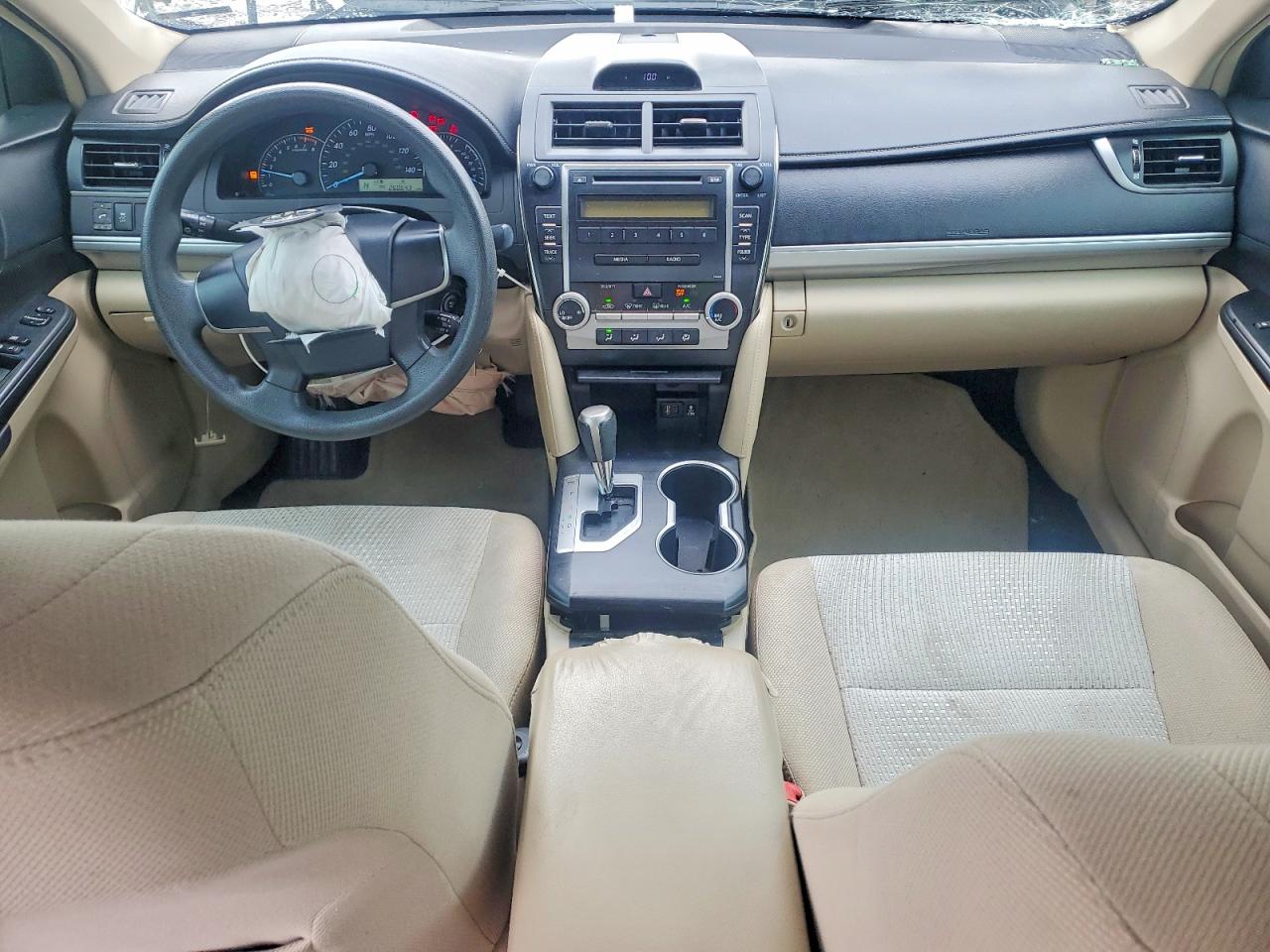 2012 Toyt Camry Черный vin: 4T1BF1FK0CU511125