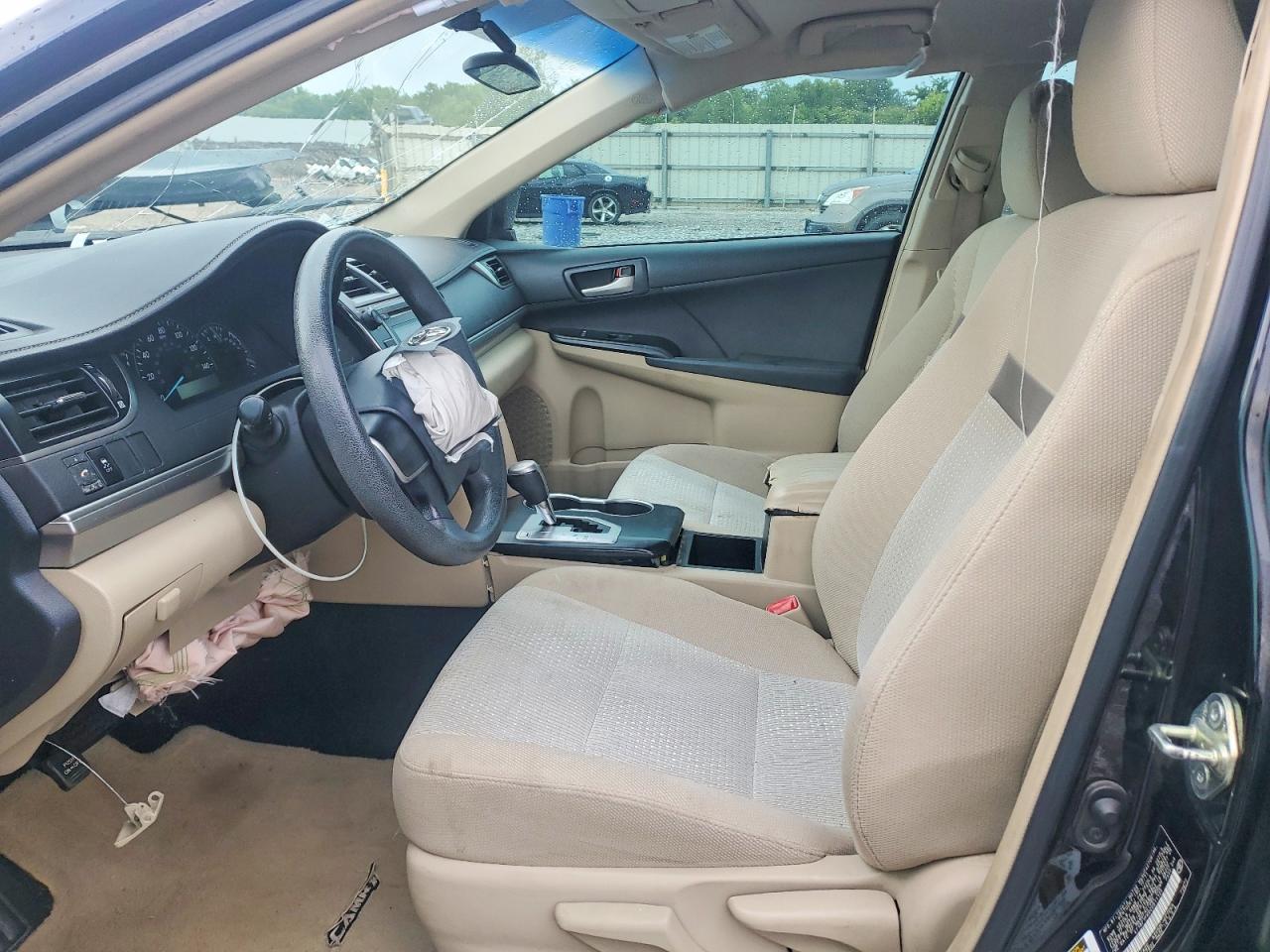 2012 Toyt Camry Черный vin: 4T1BF1FK0CU511125