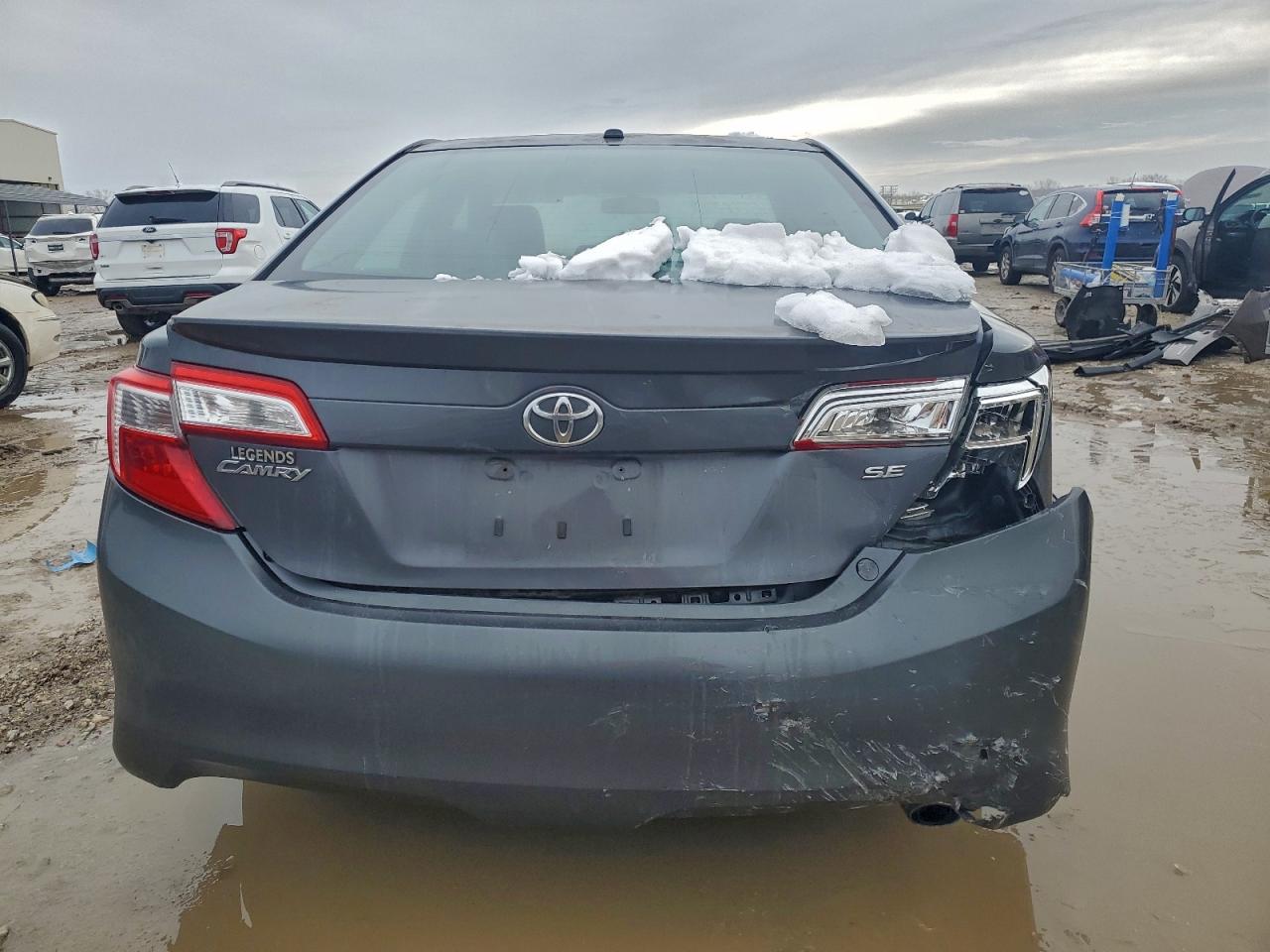 2012 Toyota Camry Se Gray vin: 4T1BF1FK0CU511156