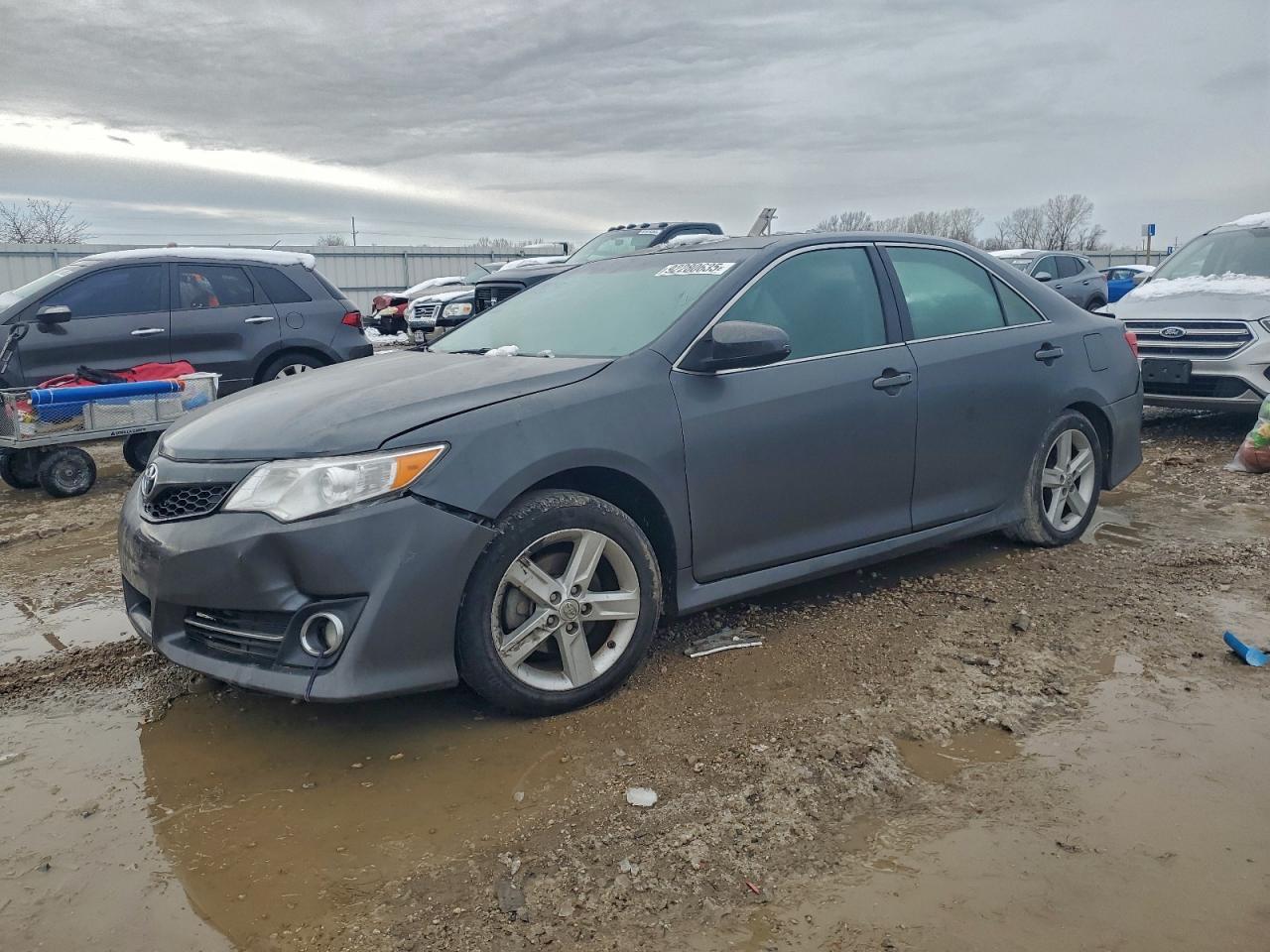 2012 Toyota Camry Se Gray vin: 4T1BF1FK0CU511156