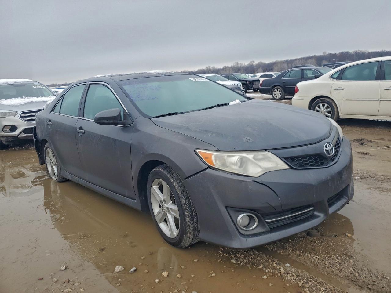 2012 Toyota Camry Se Gray vin: 4T1BF1FK0CU511156