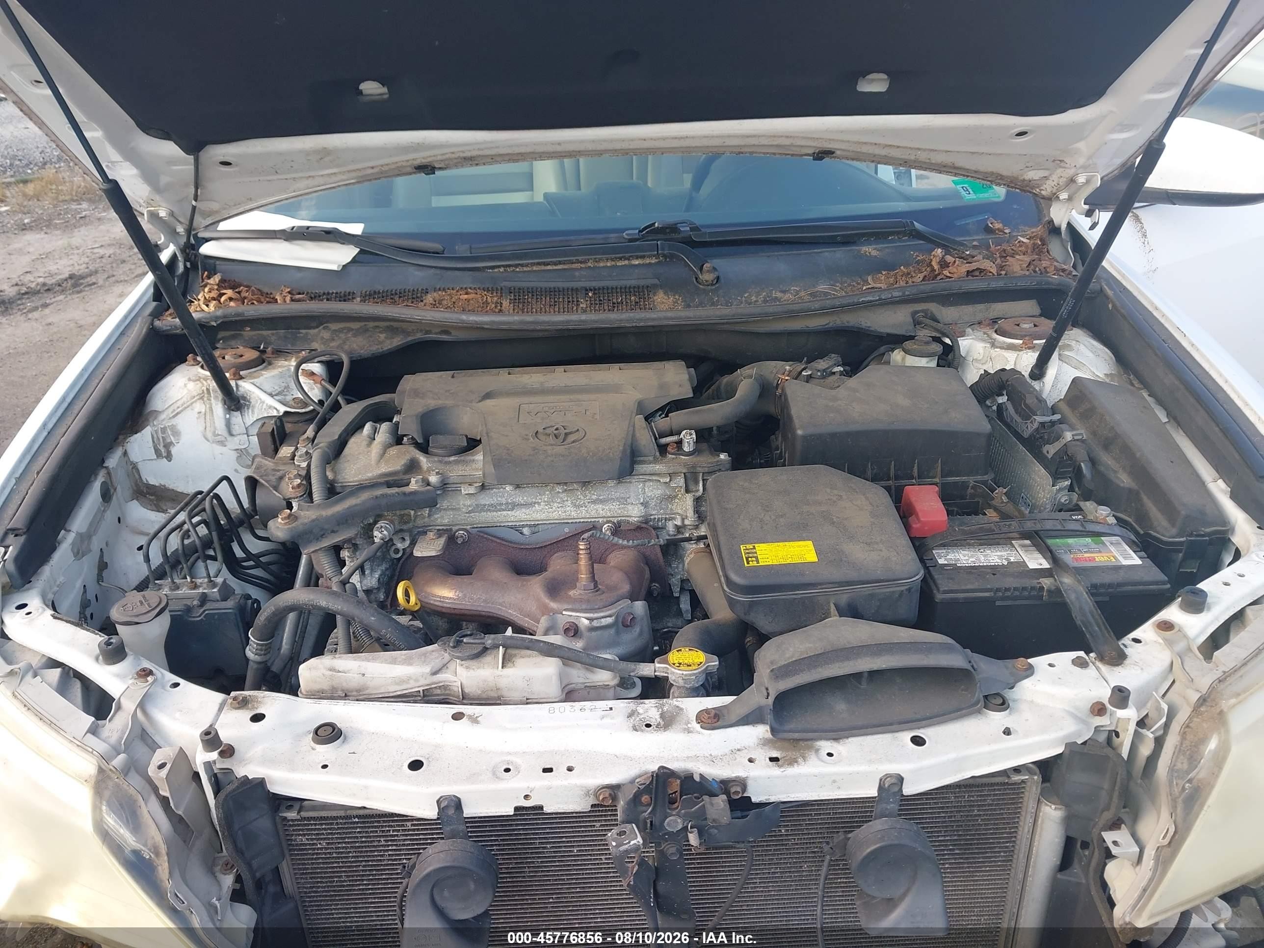 2012 Toyota Camry Xle White vin: 4T1BF1FK0CU515451