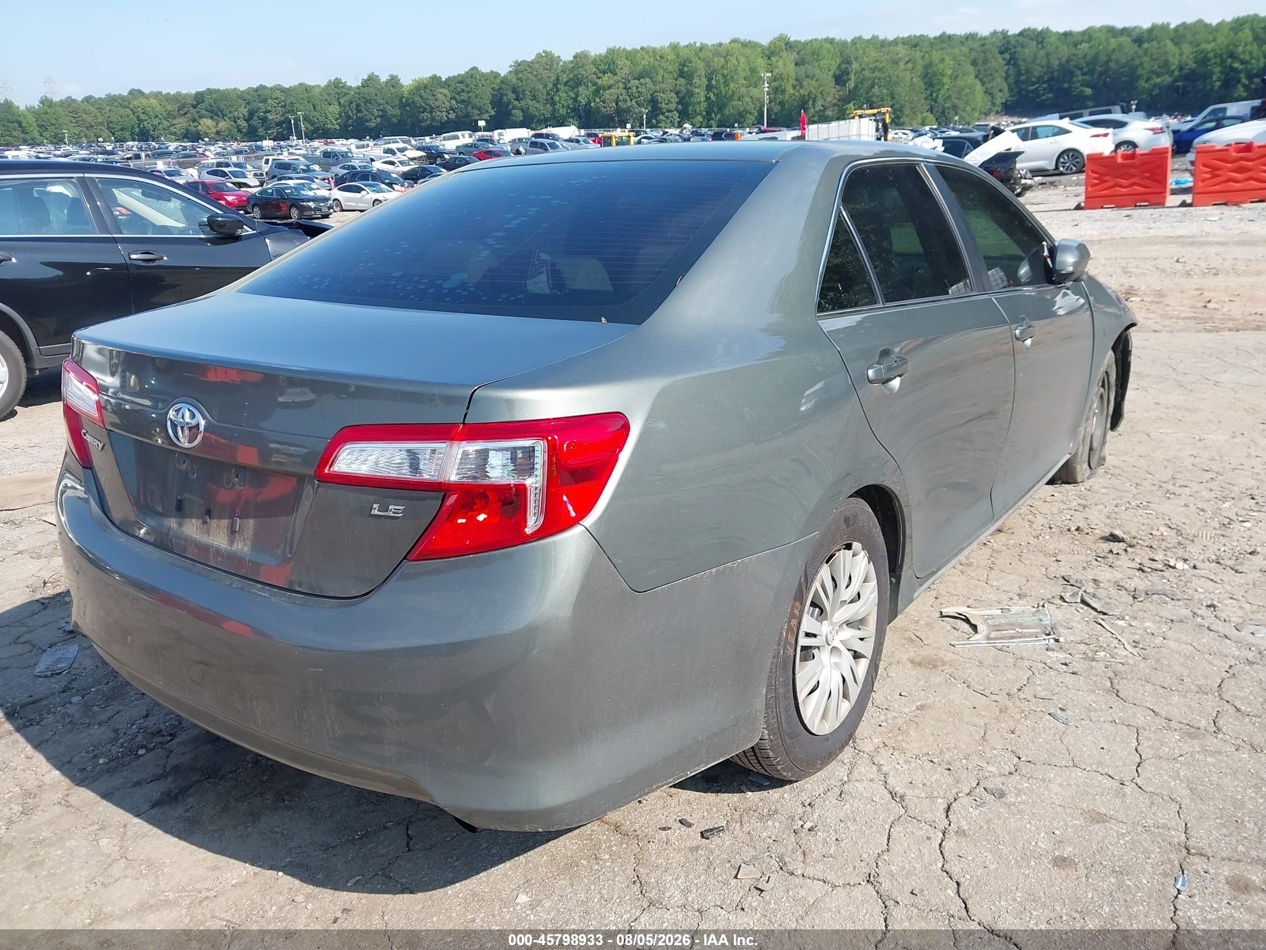 2012 Toyota Camry Le Green vin: 4T1BF1FK0CU517068