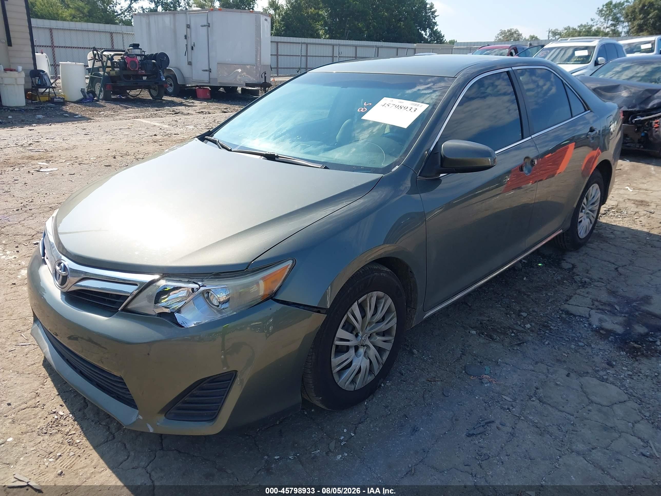 2012 Toyota Camry Le Green vin: 4T1BF1FK0CU517068