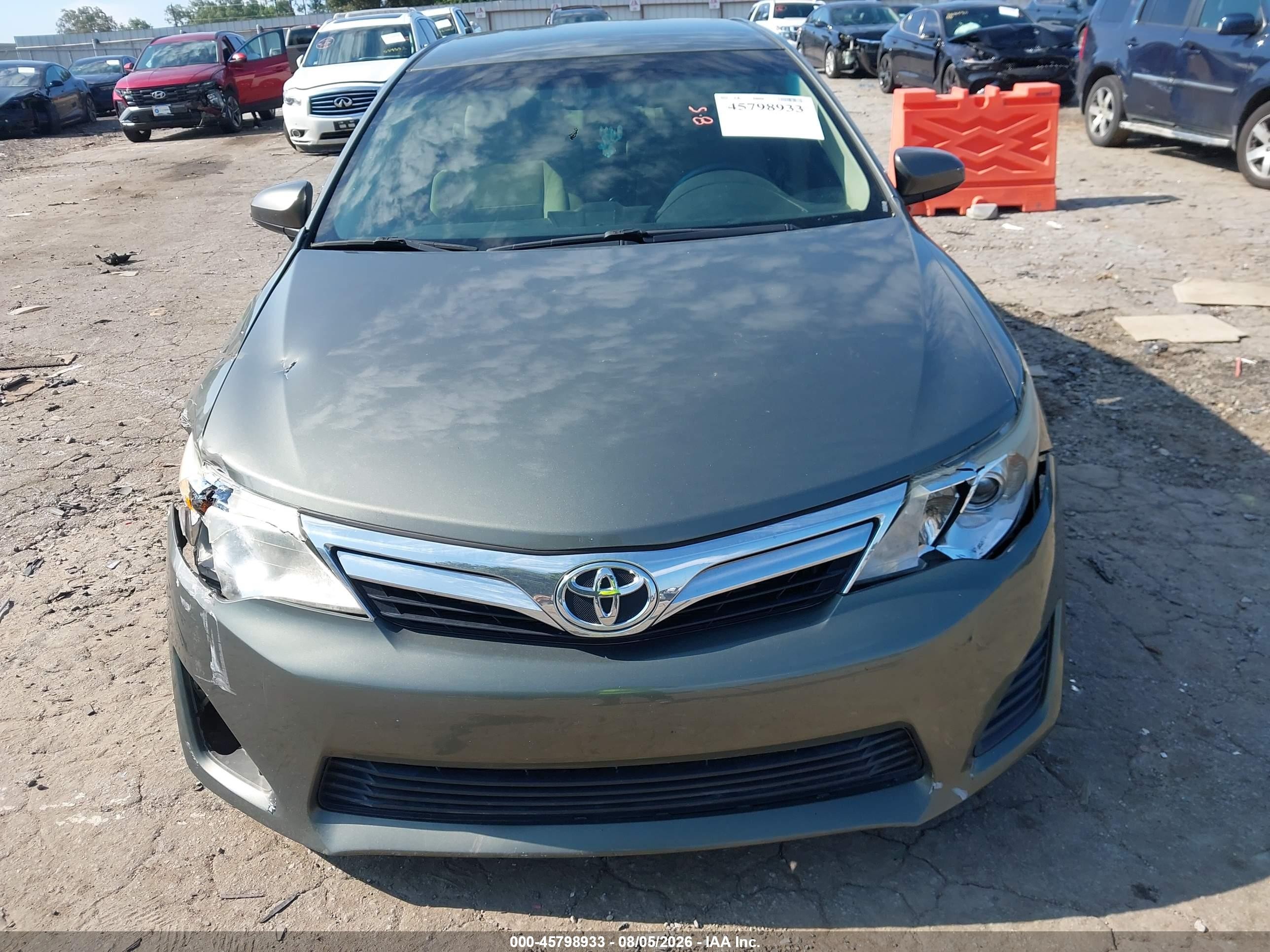 2012 Toyota Camry Le Green vin: 4T1BF1FK0CU517068