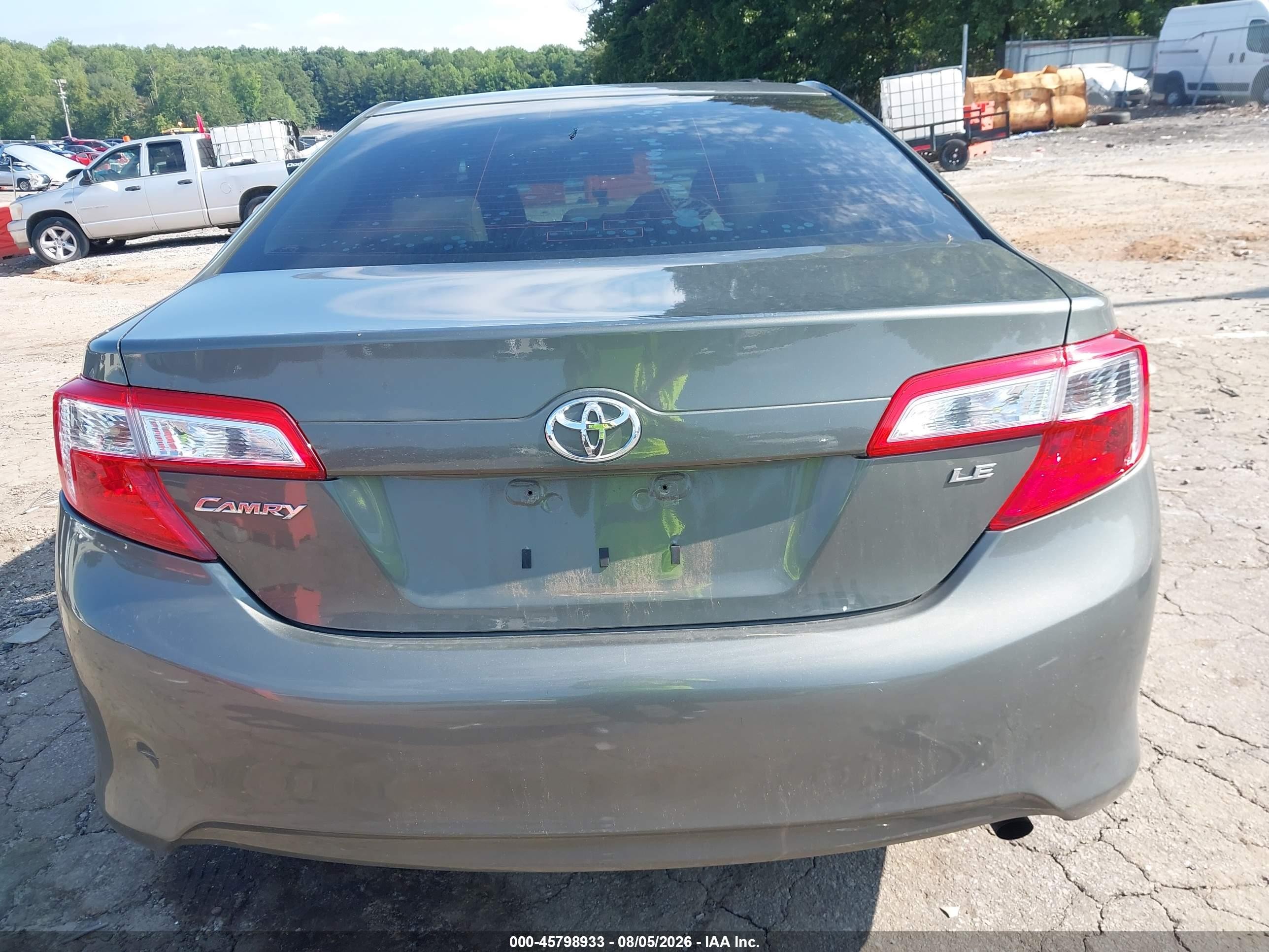 2012 Toyota Camry Le Green vin: 4T1BF1FK0CU517068