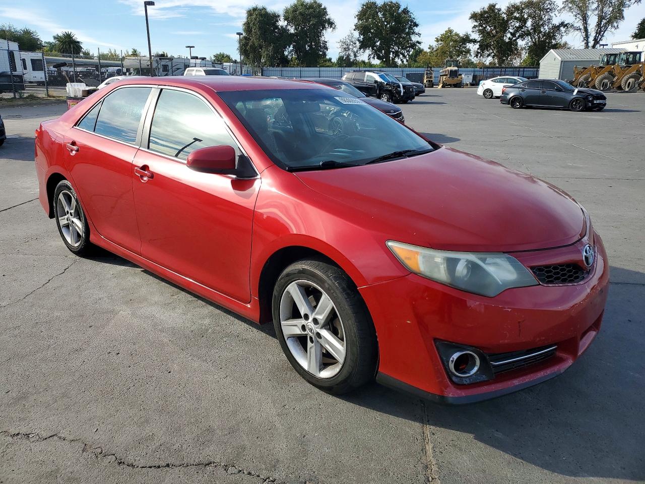 2012 Toyota Camry Se Red vin: 4T1BF1FK0CU534730