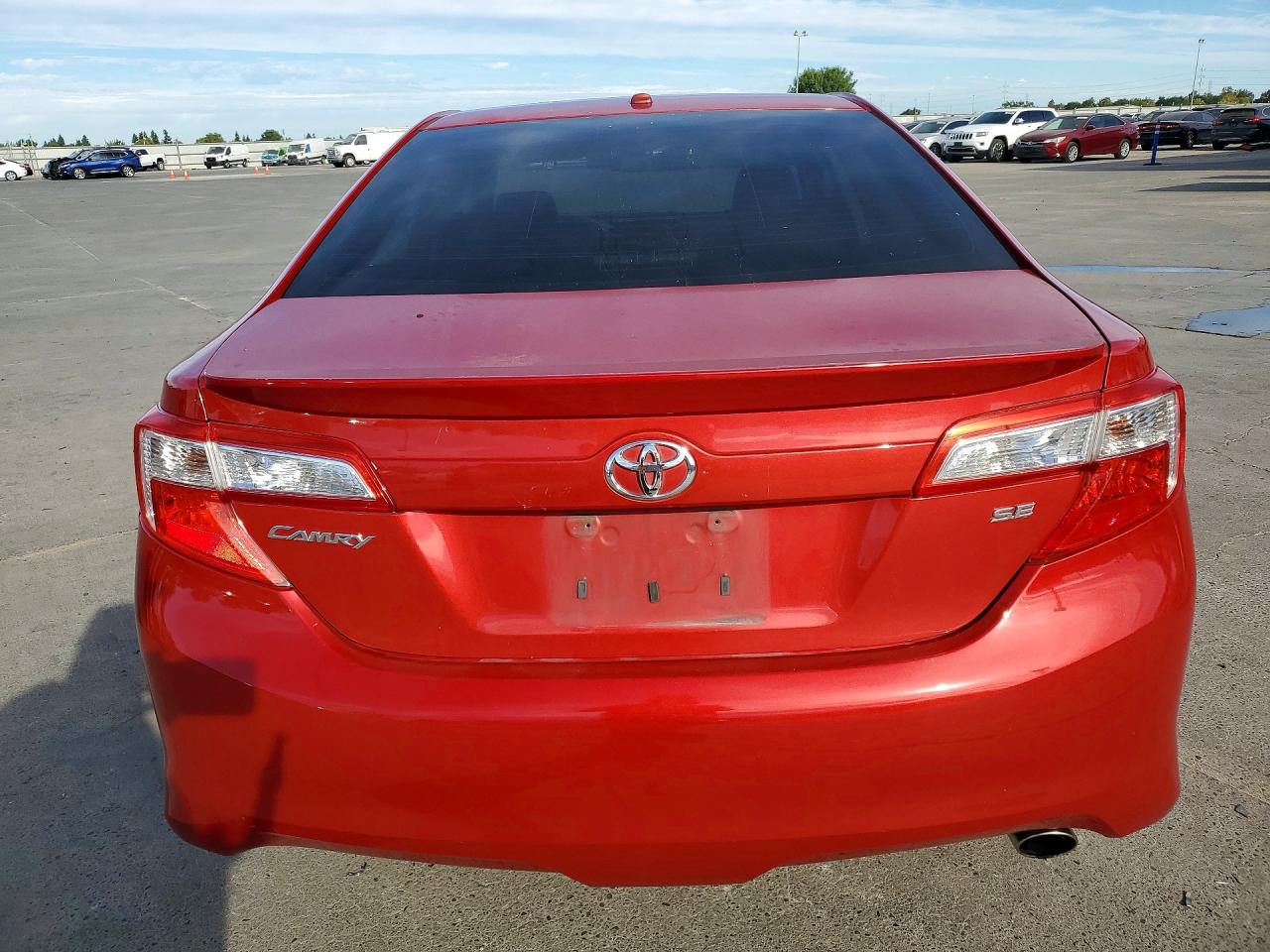 2012 Toyota Camry Se Red vin: 4T1BF1FK0CU534730