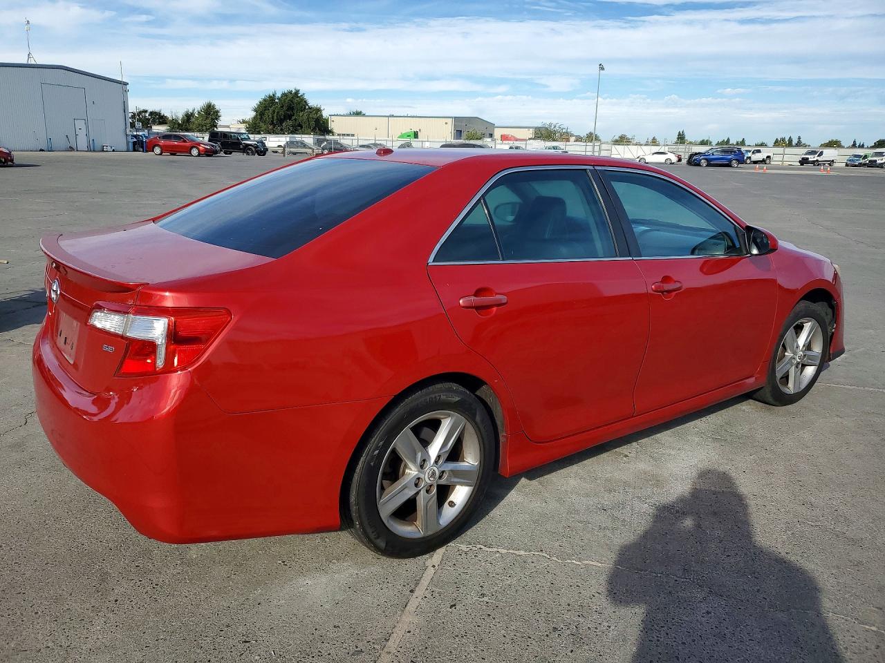 2012 Toyota Camry Se Red vin: 4T1BF1FK0CU534730