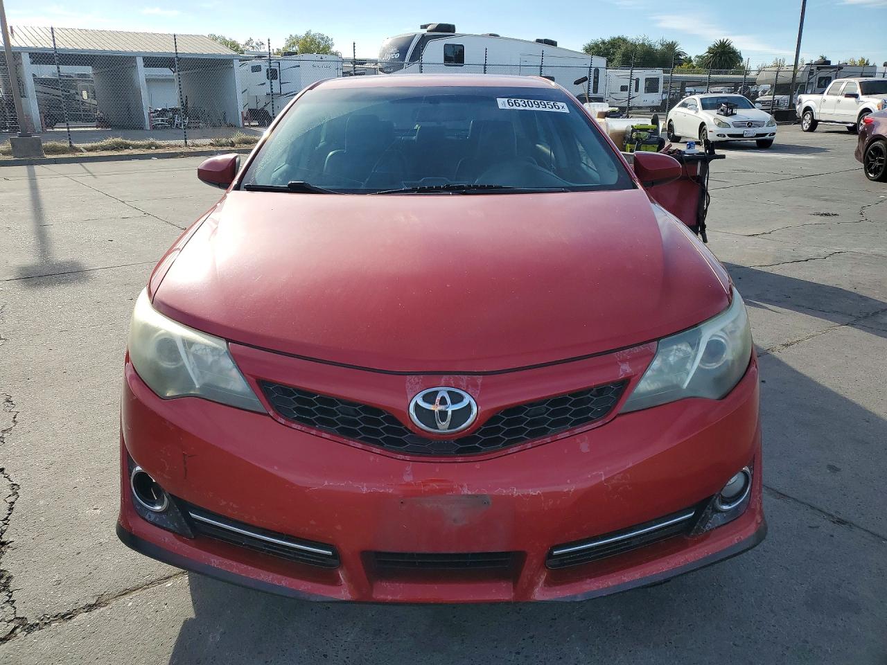 2012 Toyota Camry Se Red vin: 4T1BF1FK0CU534730