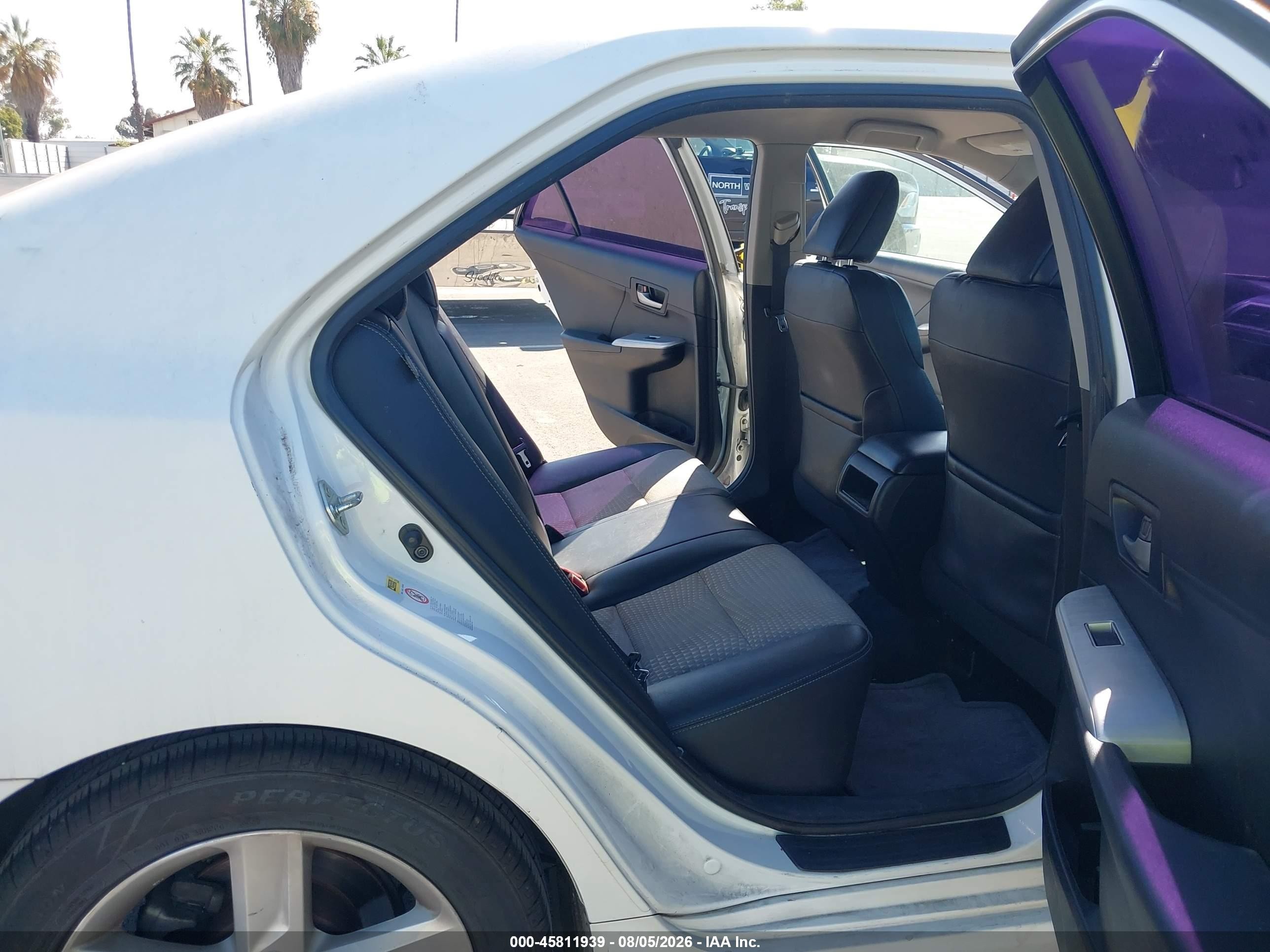 2012 Toyota Camry Se White vin: 4T1BF1FK0CU537708