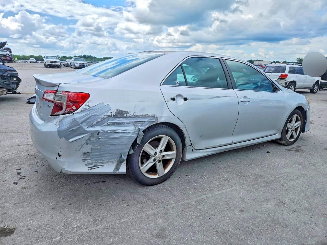 2012 Toyota Camry Se Silver vin: 4T1BF1FK0CU538745