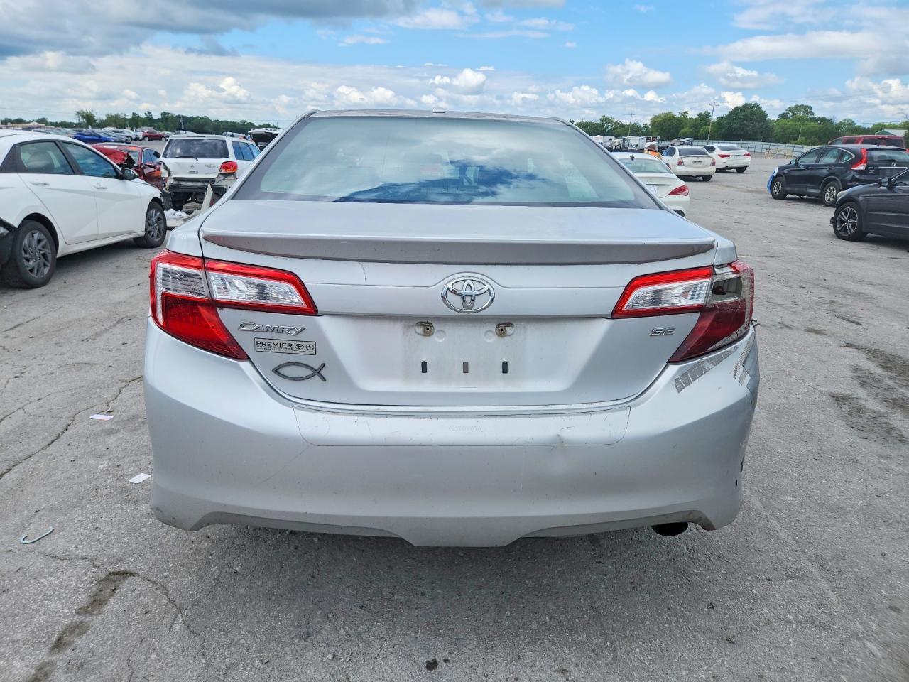 2012 Toyota Camry Se Silver vin: 4T1BF1FK0CU538745