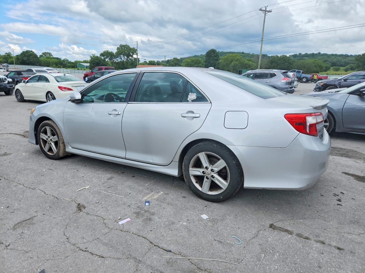 2012 Toyota Camry Se Silver vin: 4T1BF1FK0CU538745