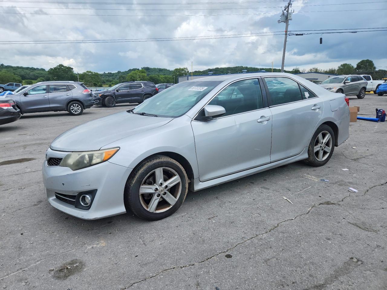 2012 Toyota Camry Se Silver vin: 4T1BF1FK0CU538745