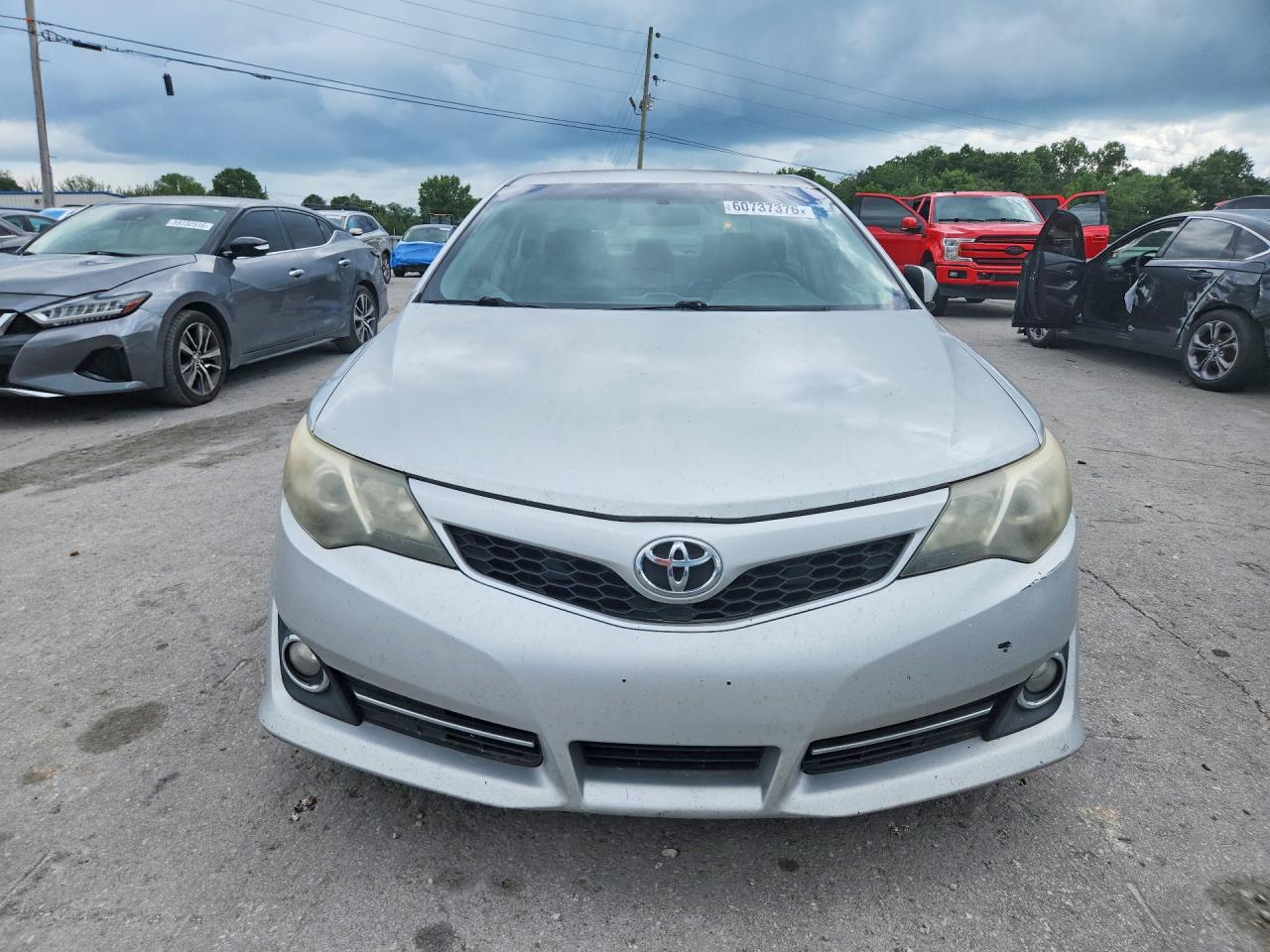 2012 Toyota Camry Se Silver vin: 4T1BF1FK0CU538745