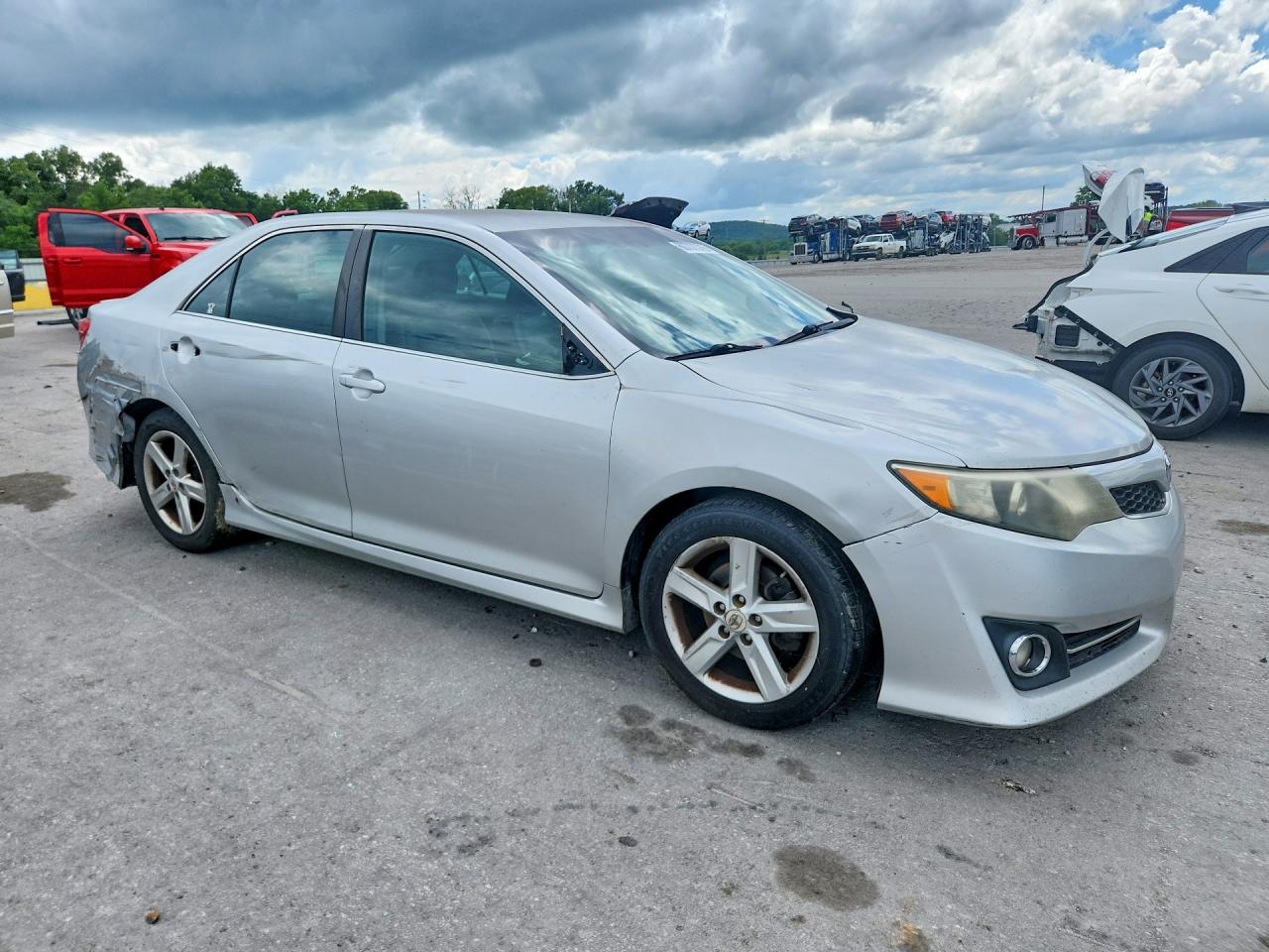2012 Toyota Camry Se Silver vin: 4T1BF1FK0CU538745