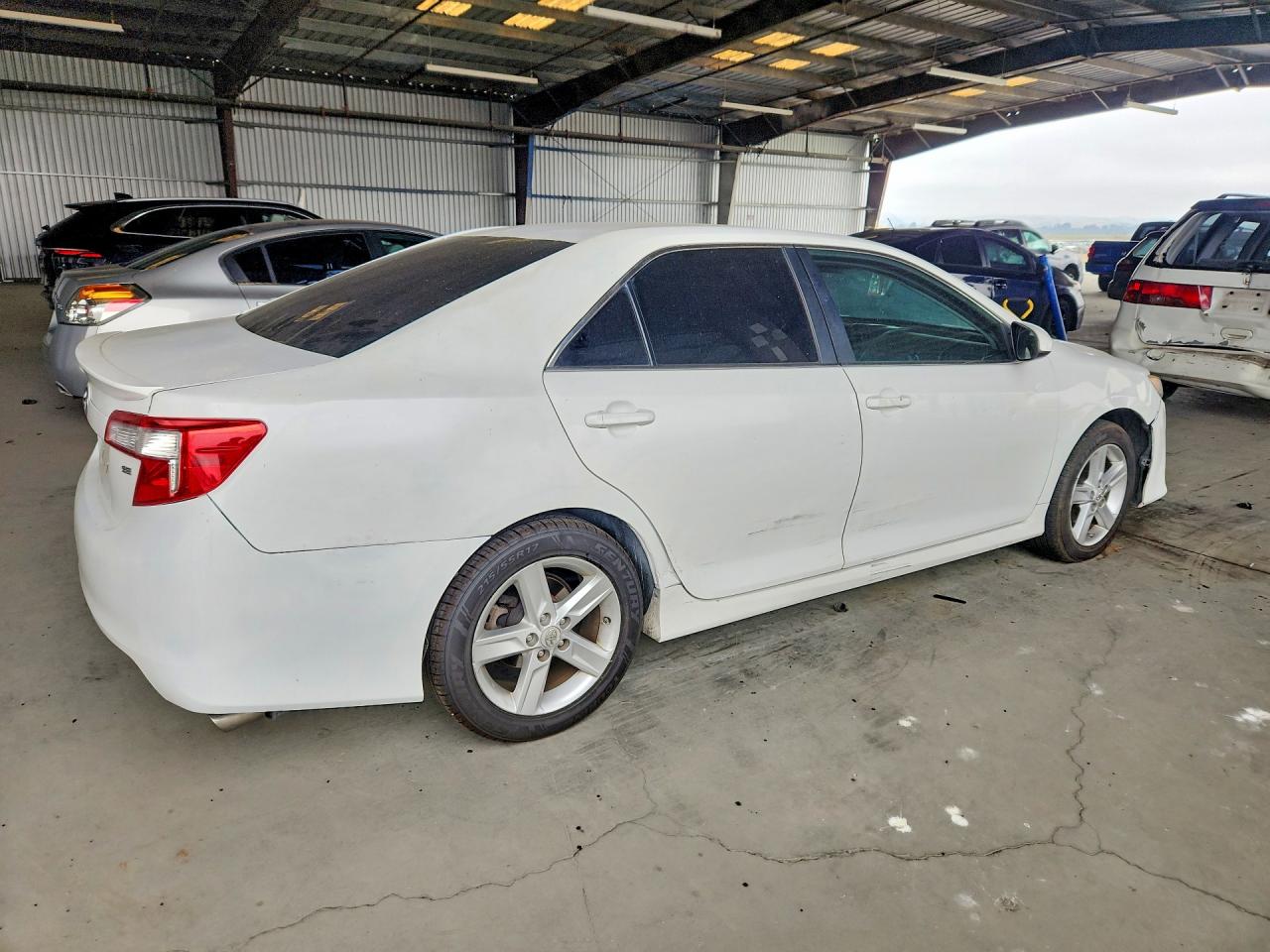 2012 Toyota Camry Se White vin: 4T1BF1FK0CU544187
