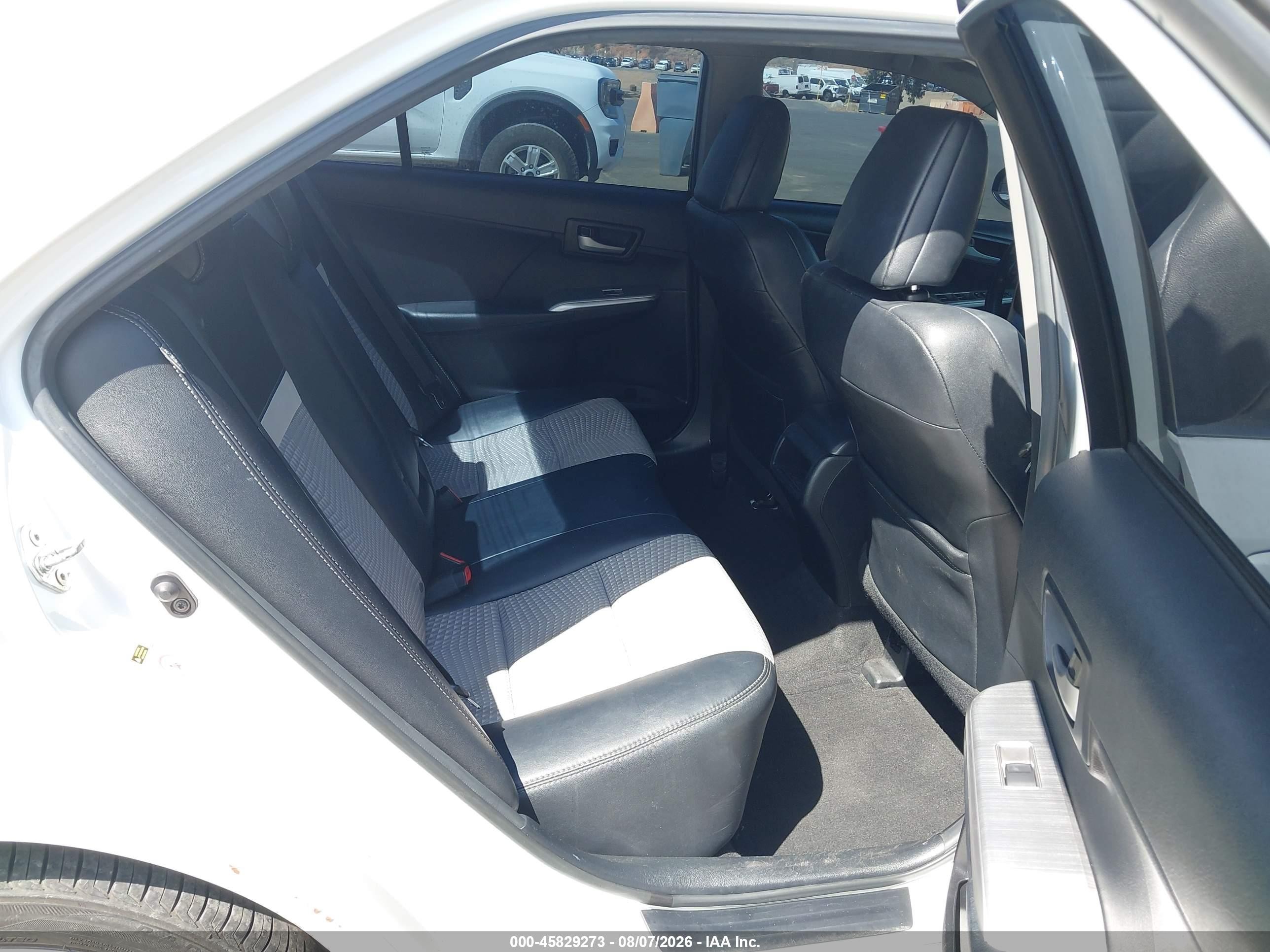 2012 Toyota Camry Se White vin: 4T1BF1FK0CU549809