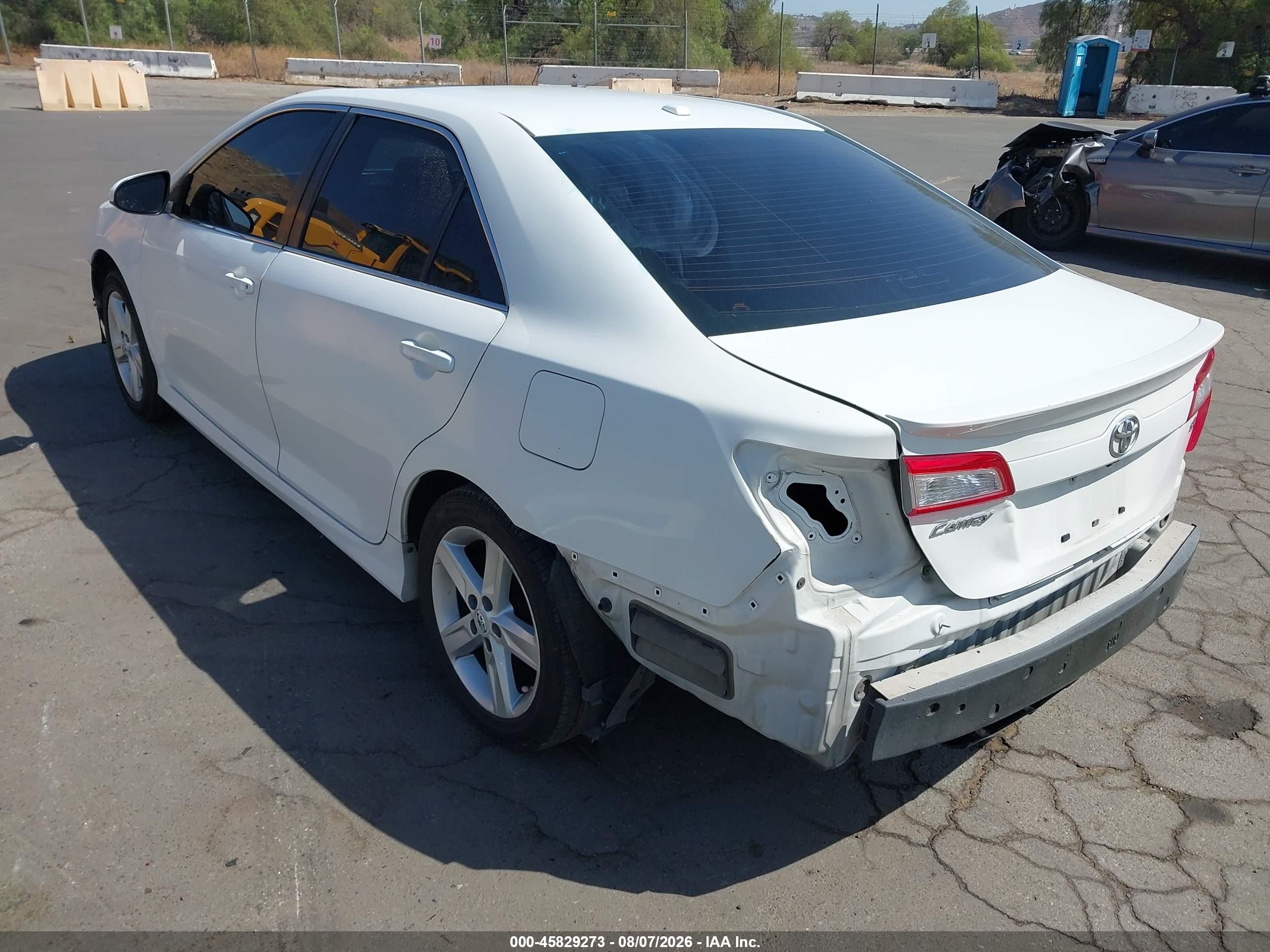 2012 Toyota Camry Se White vin: 4T1BF1FK0CU549809