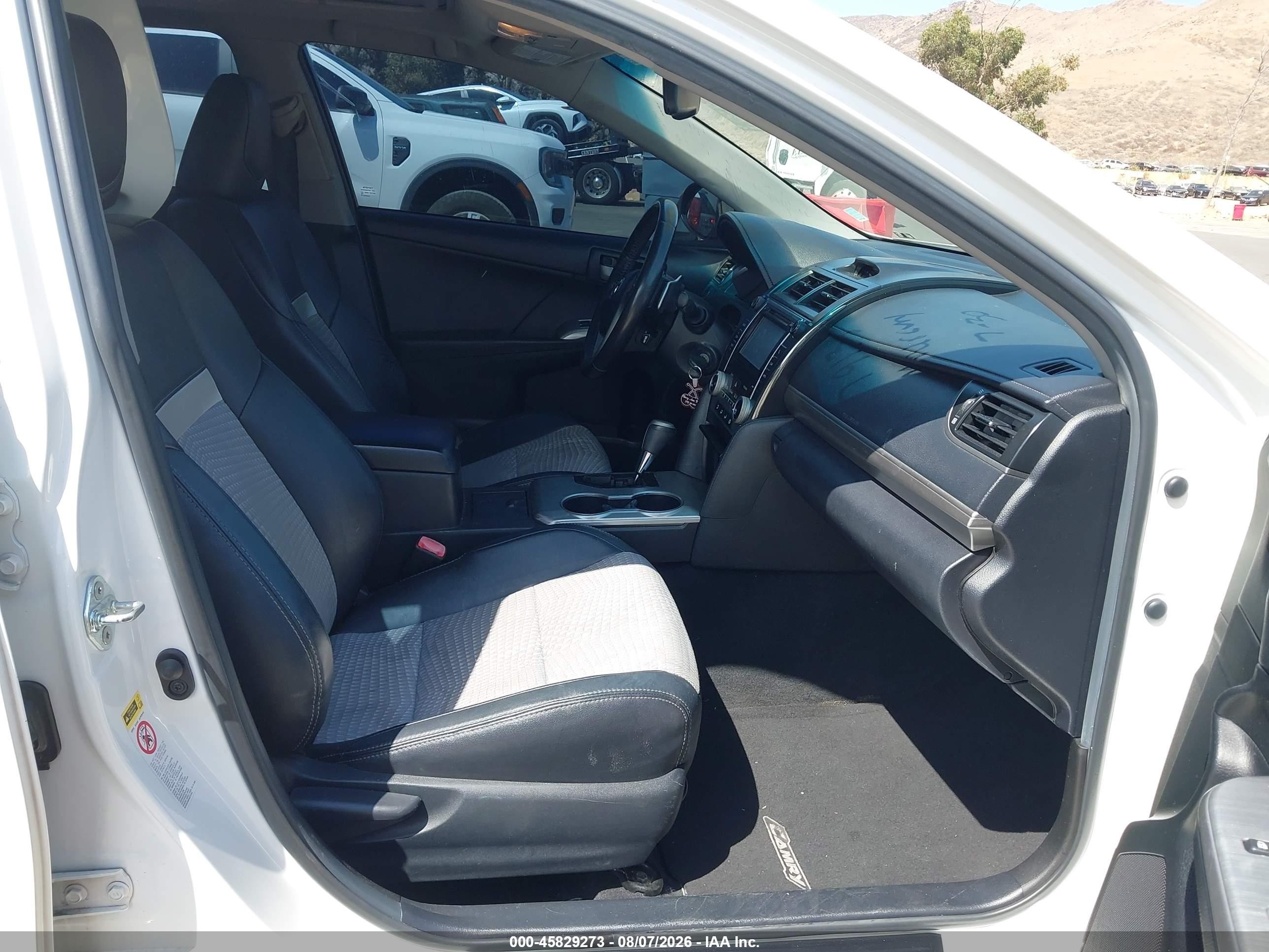 2012 Toyota Camry Se White vin: 4T1BF1FK0CU549809