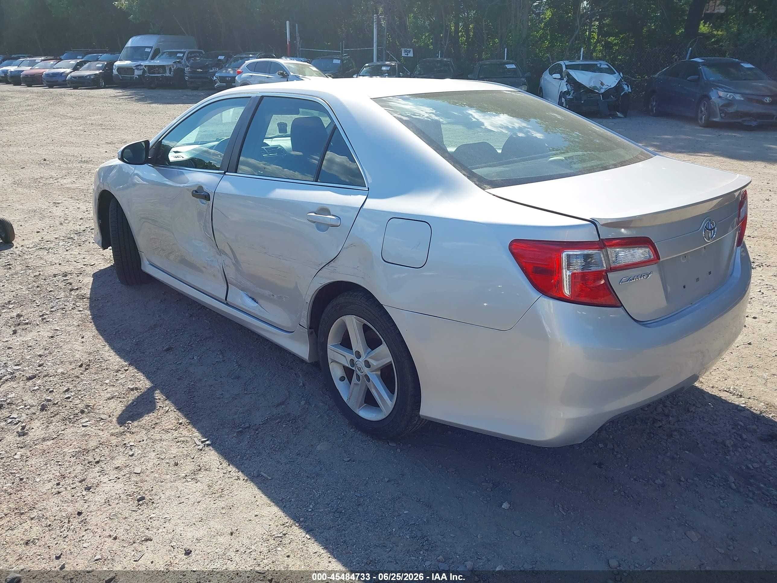 2012 Toyota Camry Se Silver vin: 4T1BF1FK0CU569638