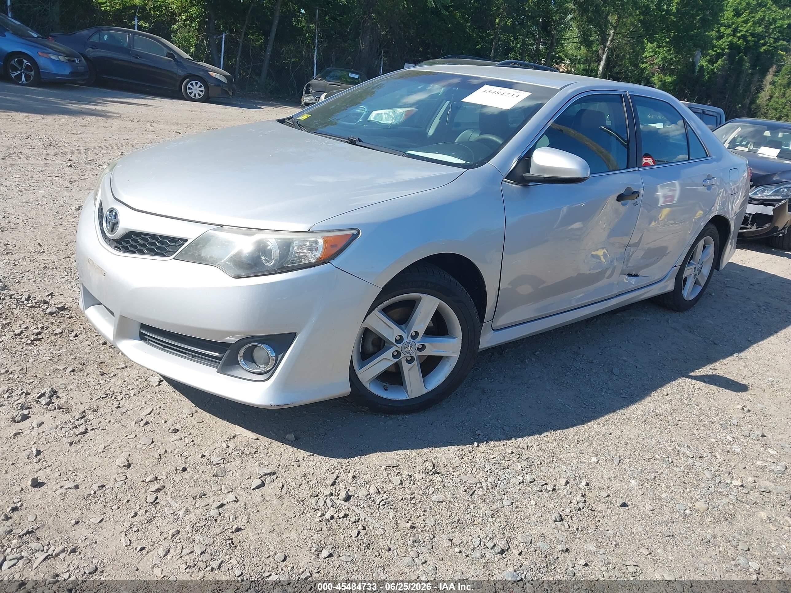 2012 Toyota Camry Se Silver vin: 4T1BF1FK0CU569638