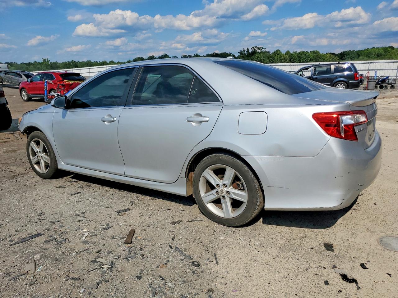 2012 Toyota Camry Se Silver vin: 4T1BF1FK0CU580350