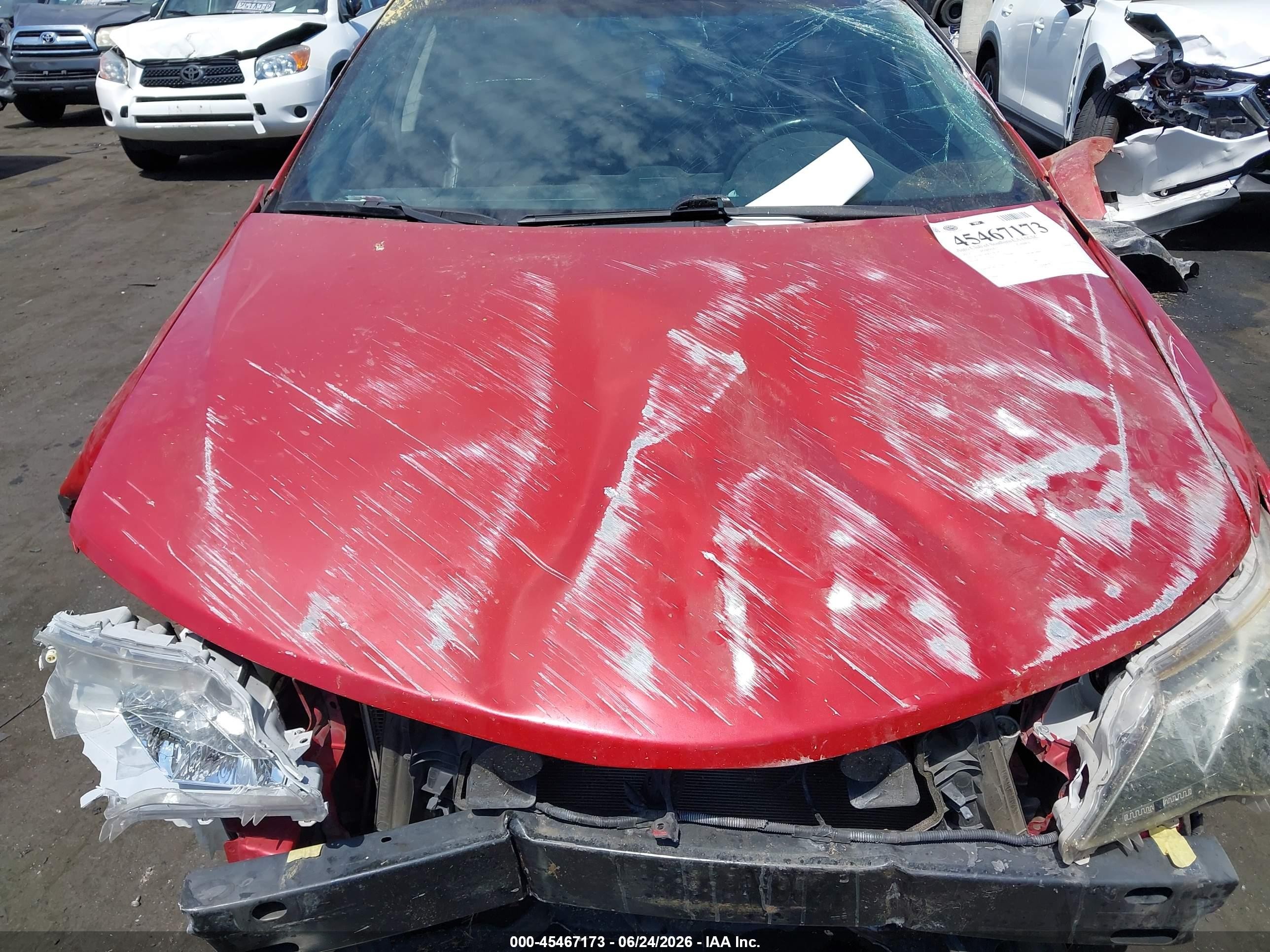 2012 Toyota Camry Se Red vin: 4T1BF1FK0CU583247