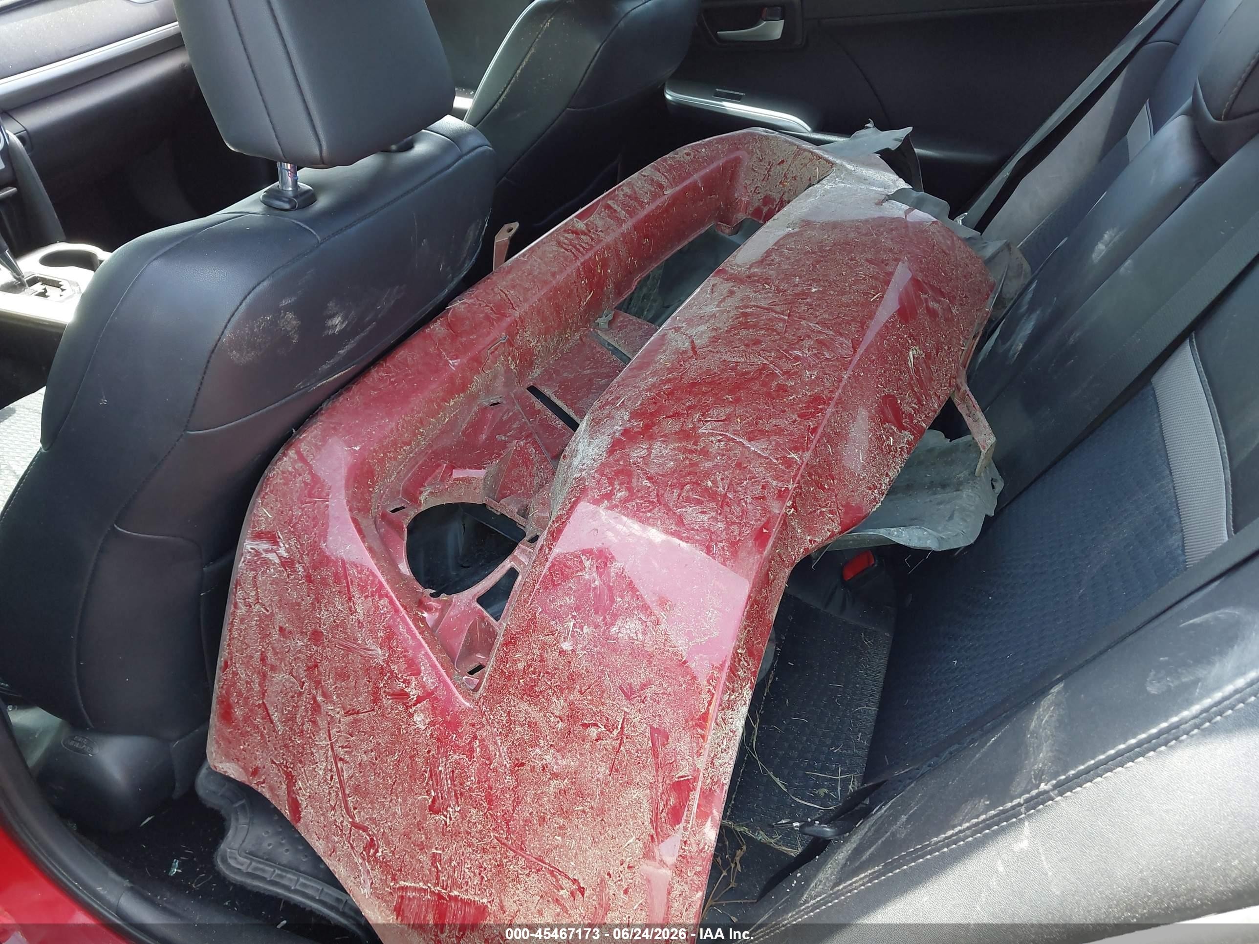 2012 Toyota Camry Se Red vin: 4T1BF1FK0CU583247