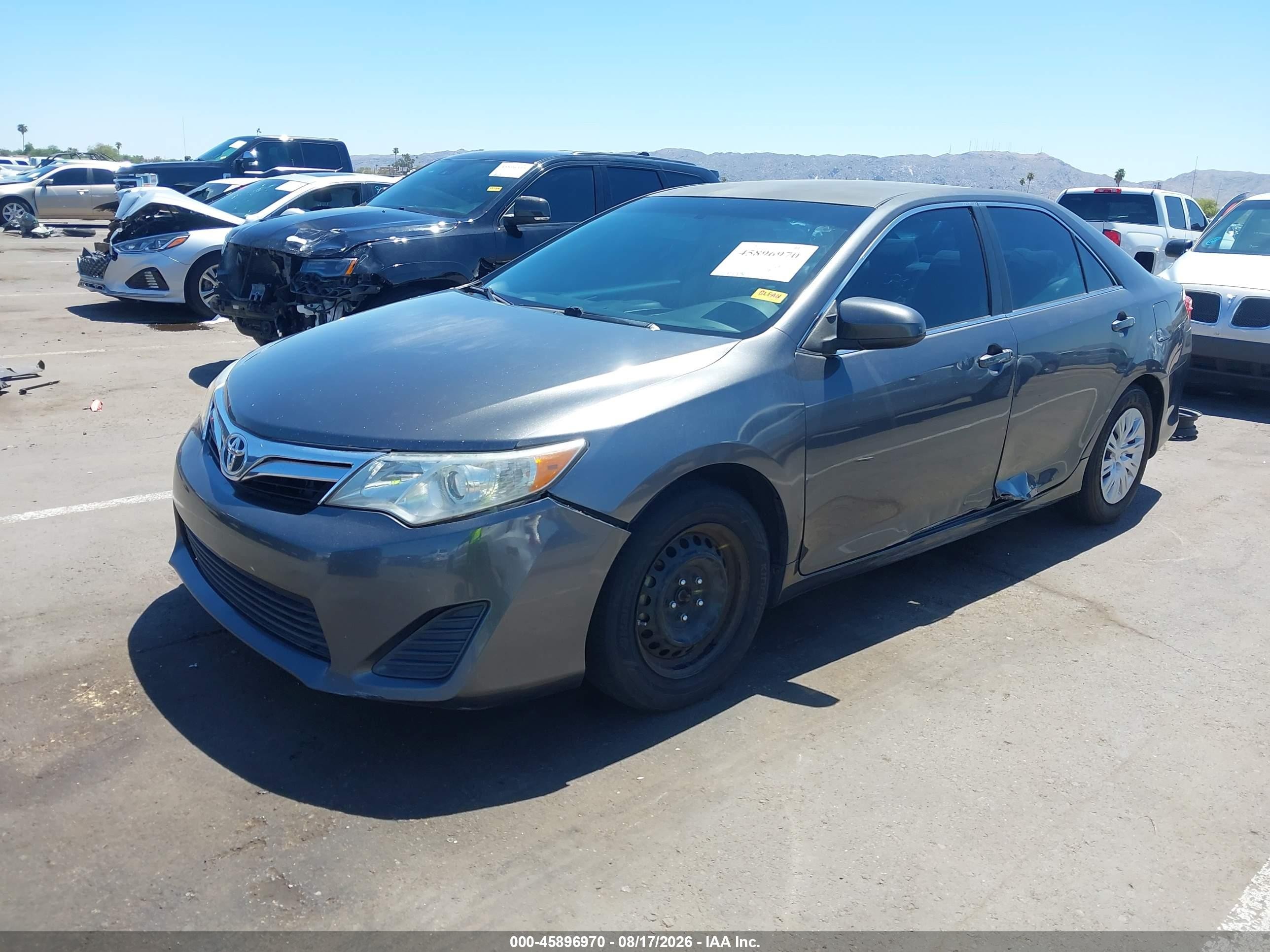 2012 Toyota Camry L Gray vin: 4T1BF1FK0CU590456