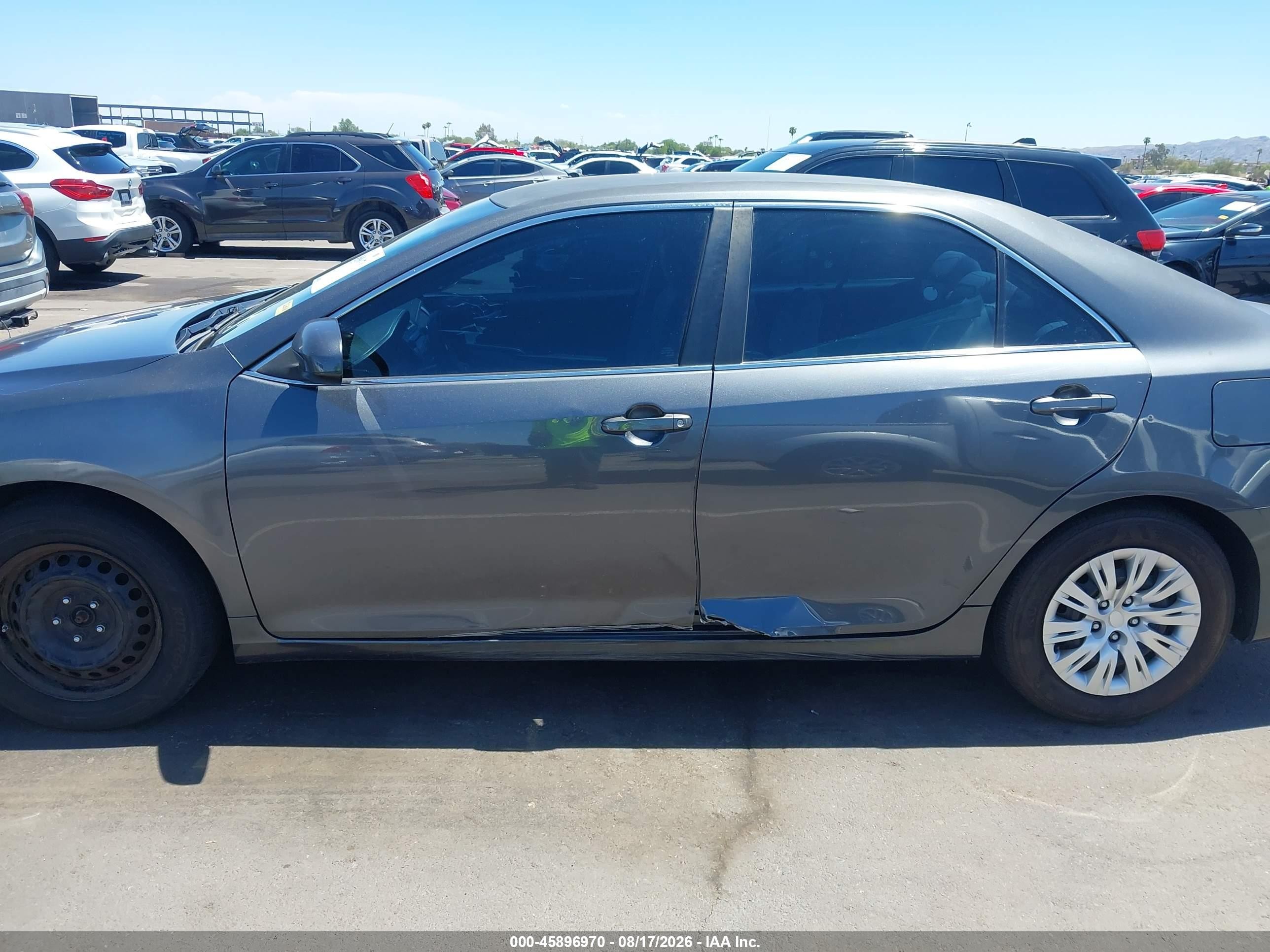 2012 Toyota Camry L Gray vin: 4T1BF1FK0CU590456