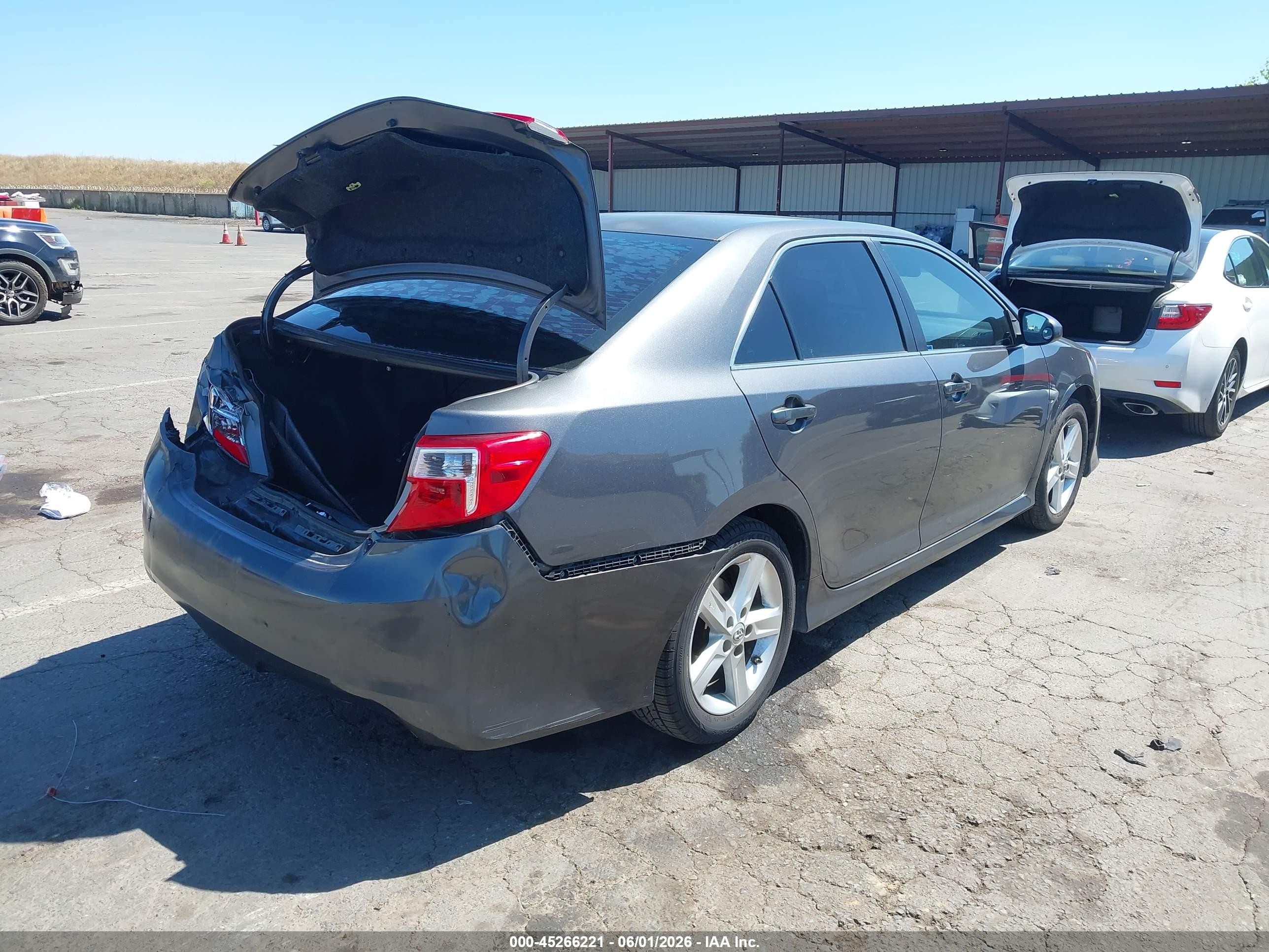 2012 Toyota Camry Se Gray vin: 4T1BF1FK0CU594281