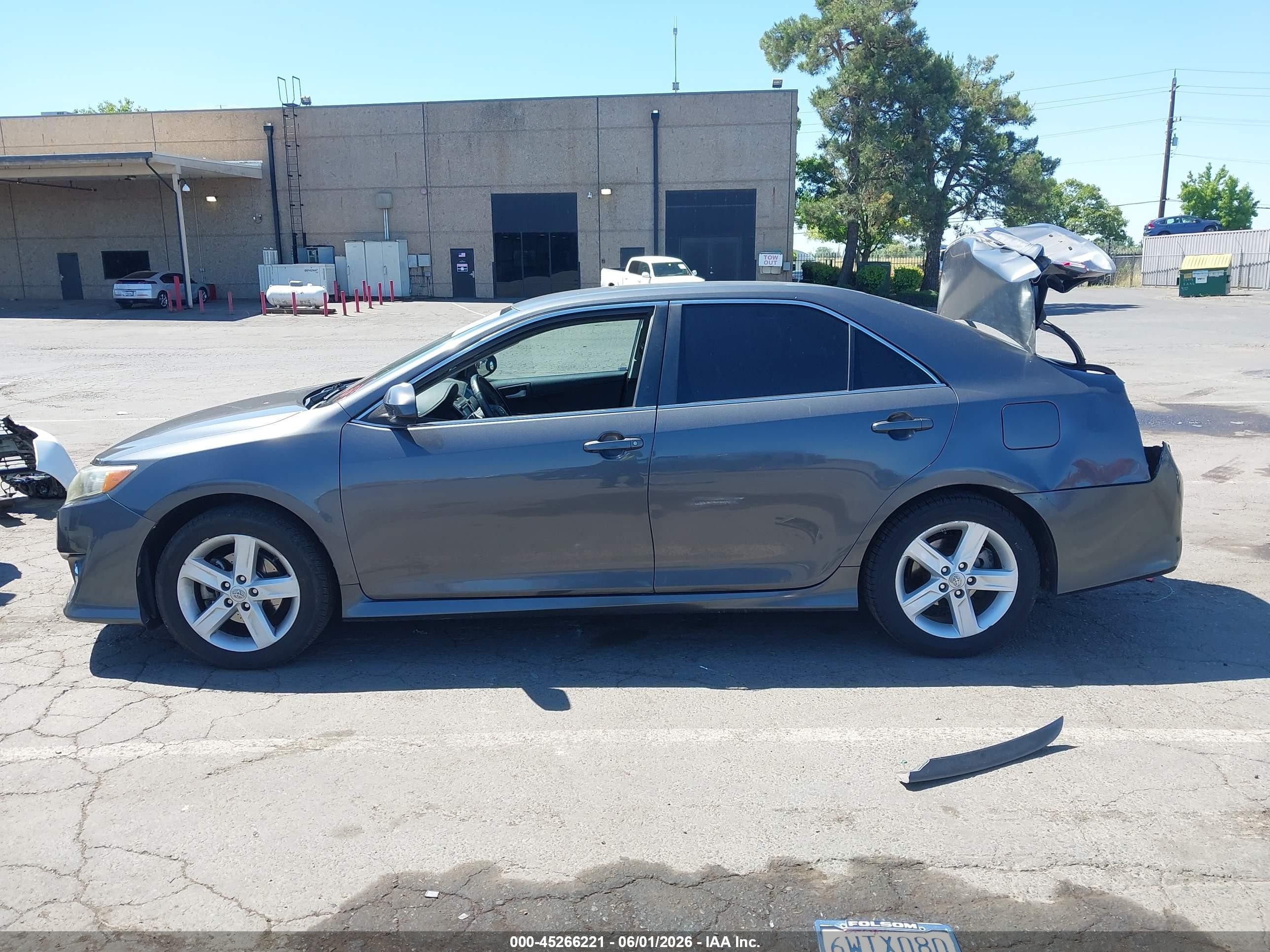 2012 Toyota Camry Se Gray vin: 4T1BF1FK0CU594281