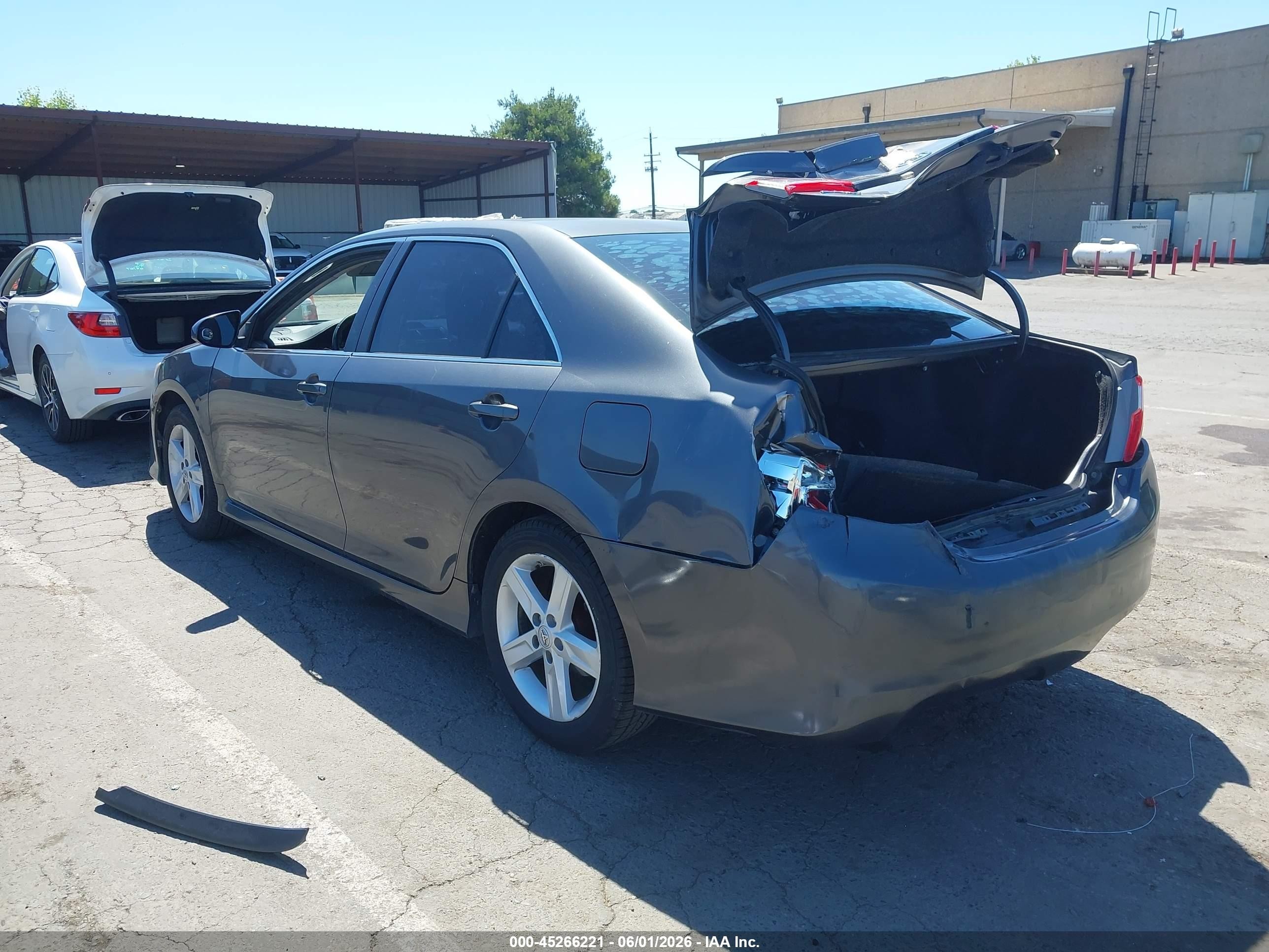 2012 Toyota Camry Se Gray vin: 4T1BF1FK0CU594281
