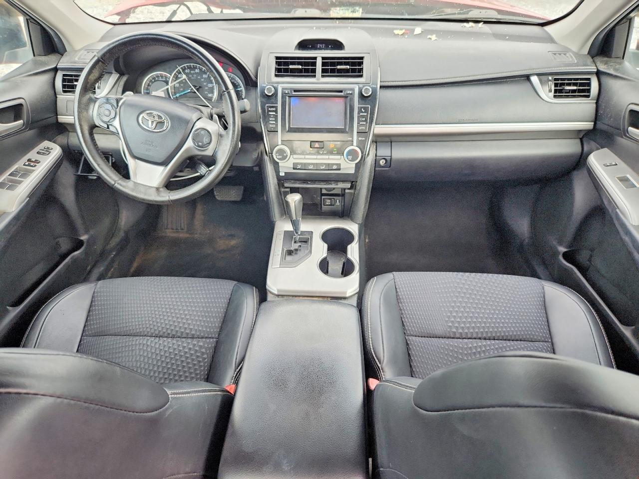 2012 Toyota Camry Se Red vin: 4T1BF1FK0CU596001