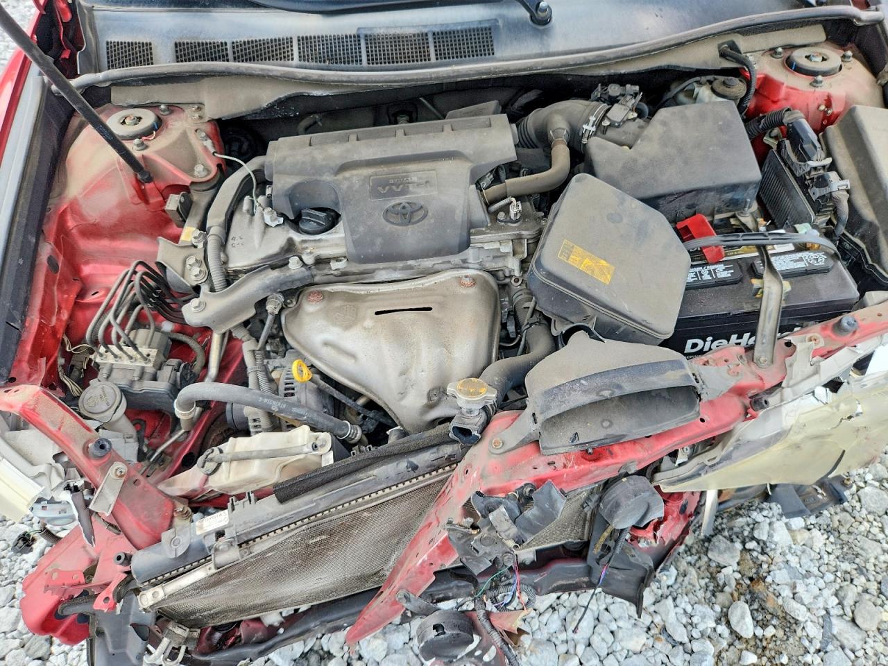 2012 Toyota Camry Se Red vin: 4T1BF1FK0CU596001