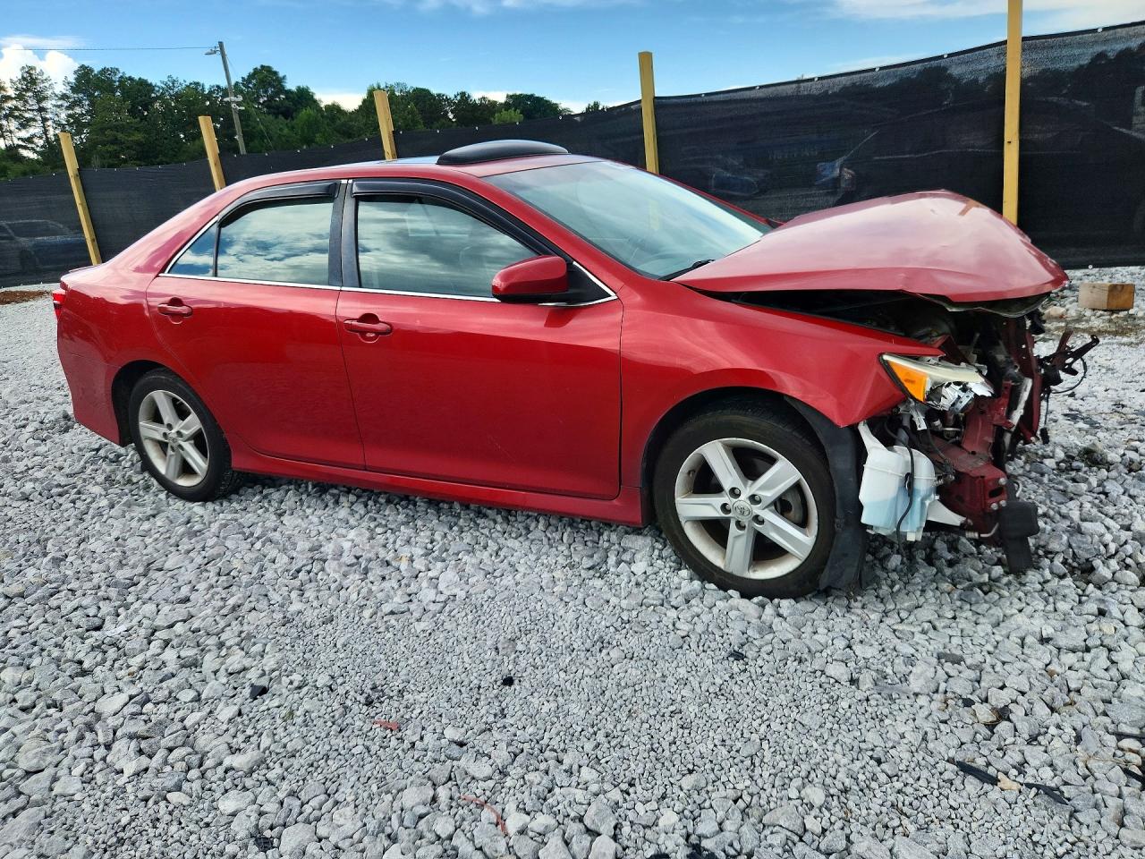 2012 Toyota Camry Se Red vin: 4T1BF1FK0CU596001