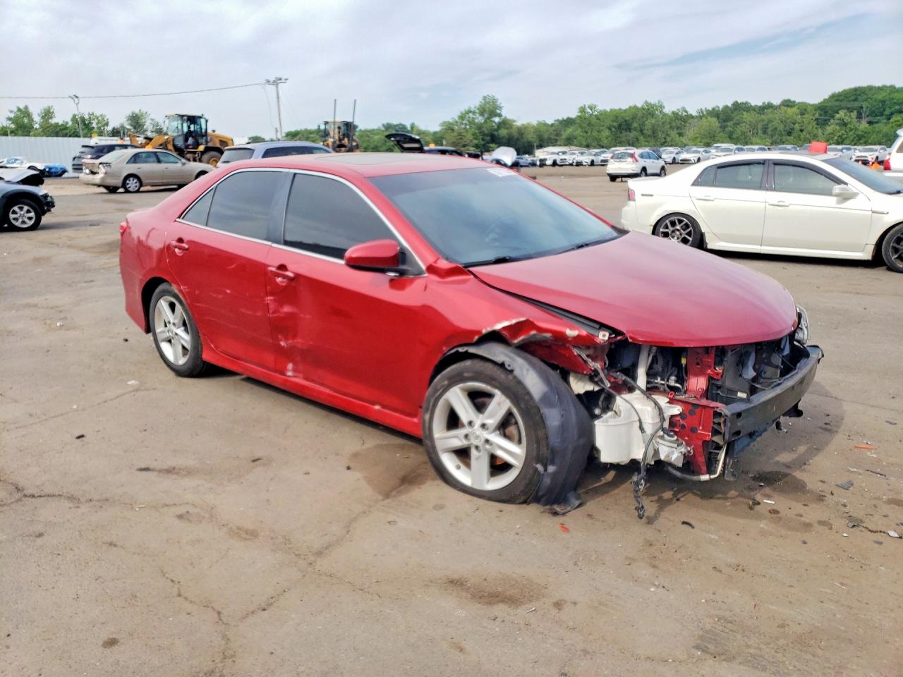 2012 Toyota Camry Se Red vin: 4T1BF1FK0CU600807