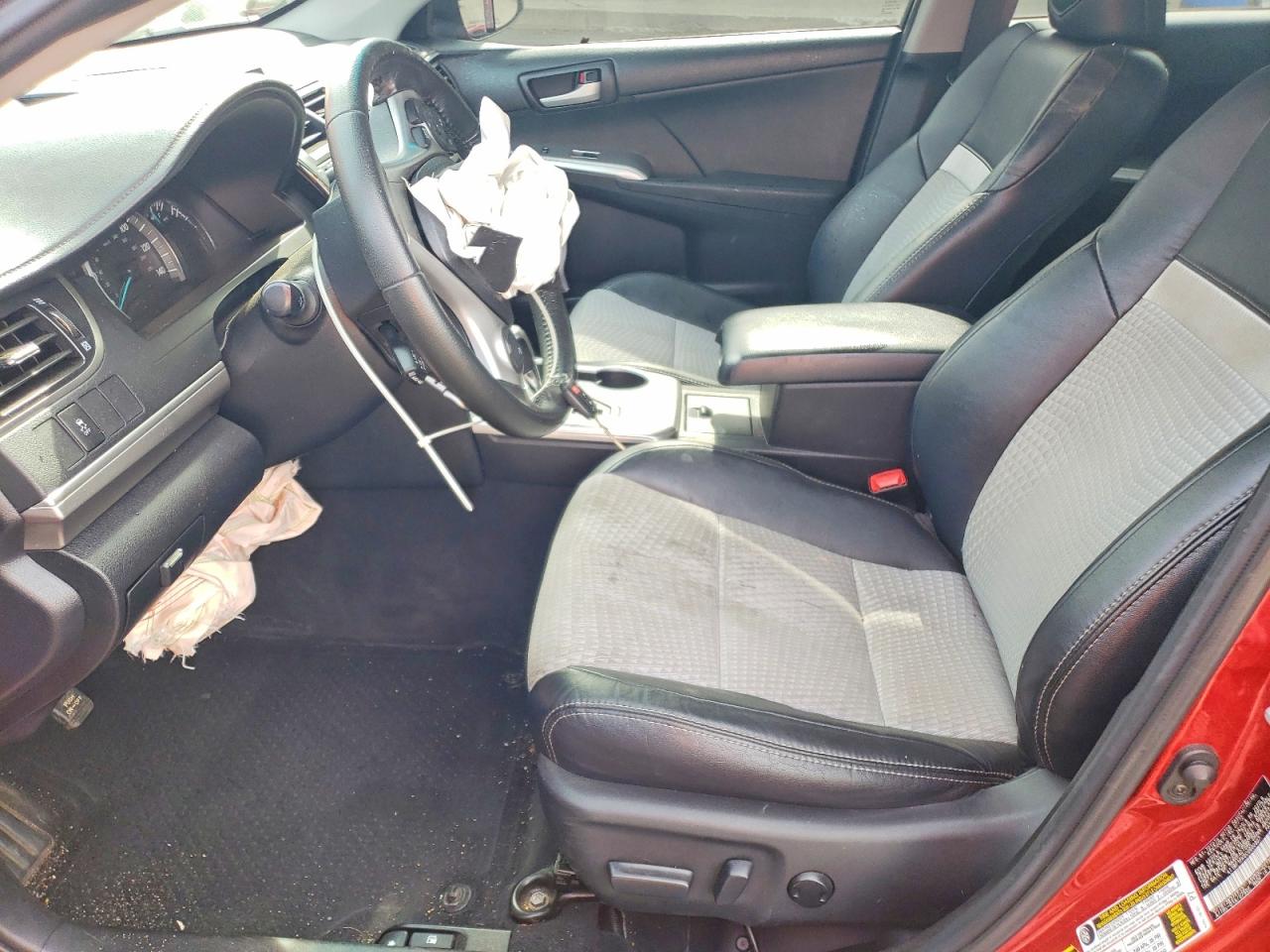 2012 Toyota Camry Se Red vin: 4T1BF1FK0CU600807