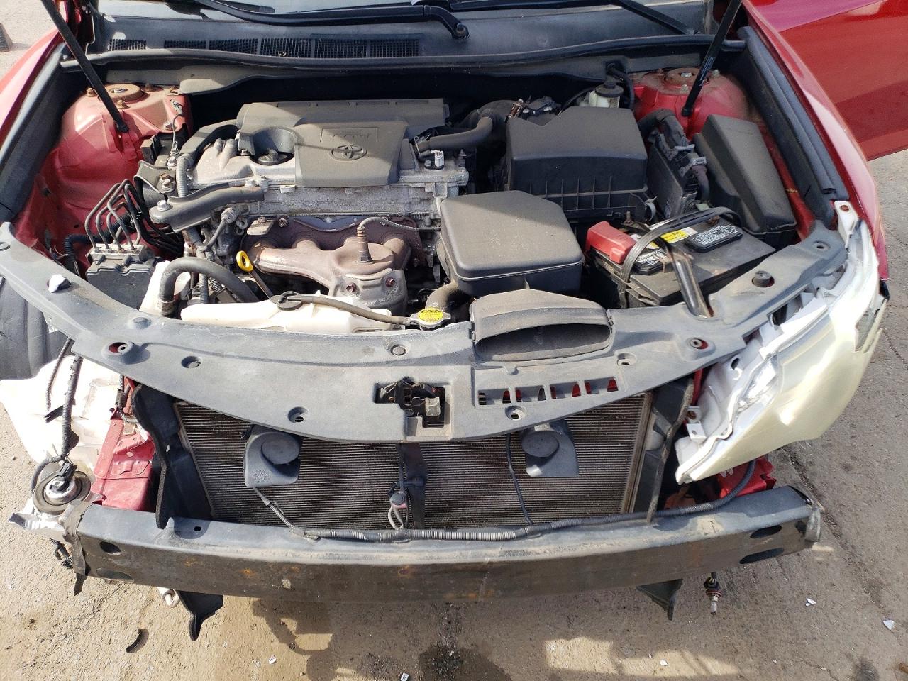 2012 Toyota Camry Se Red vin: 4T1BF1FK0CU600807