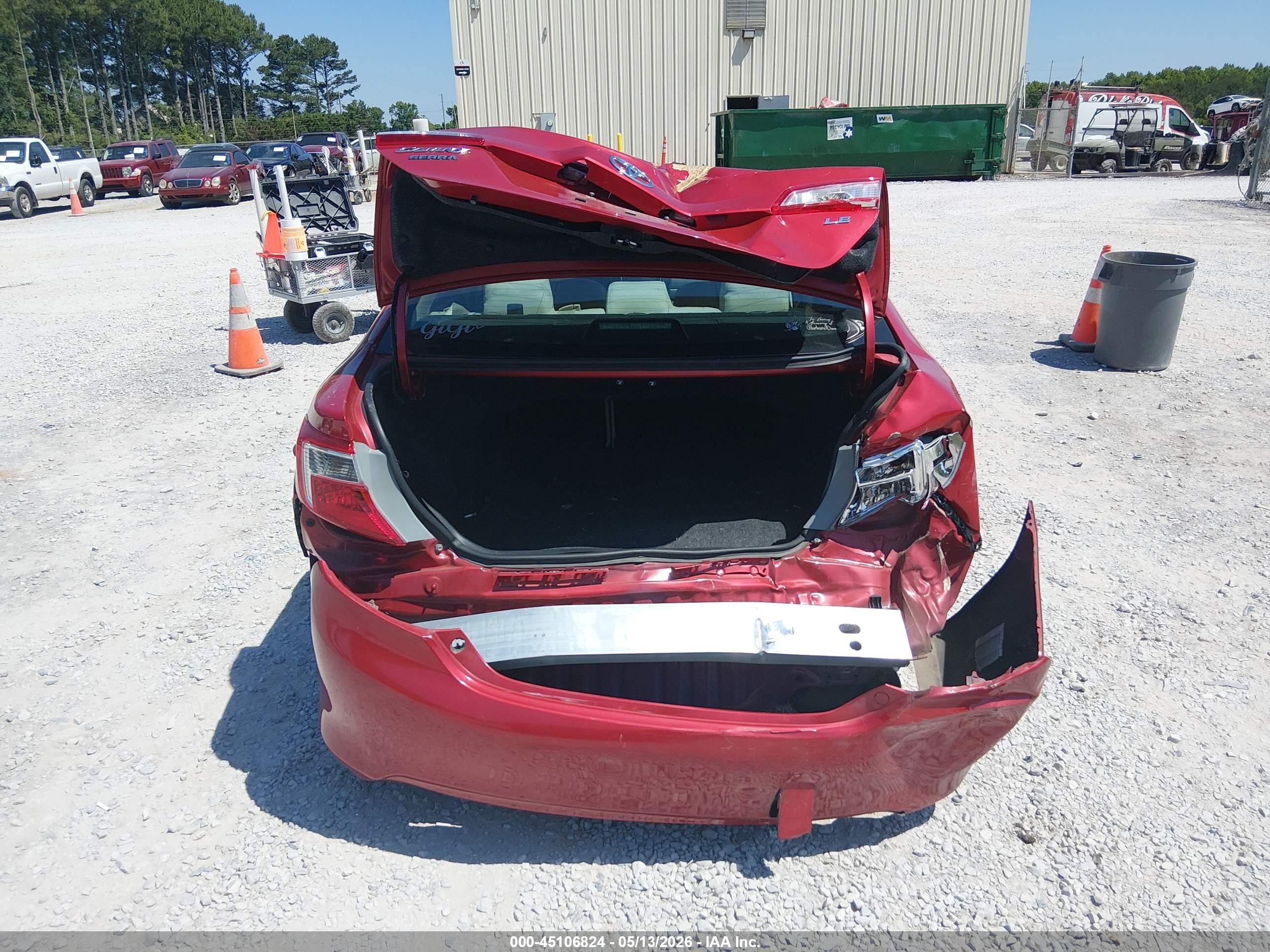 2012 Toyota Camry Le Красный vin: 4T1BF1FK0CU600936