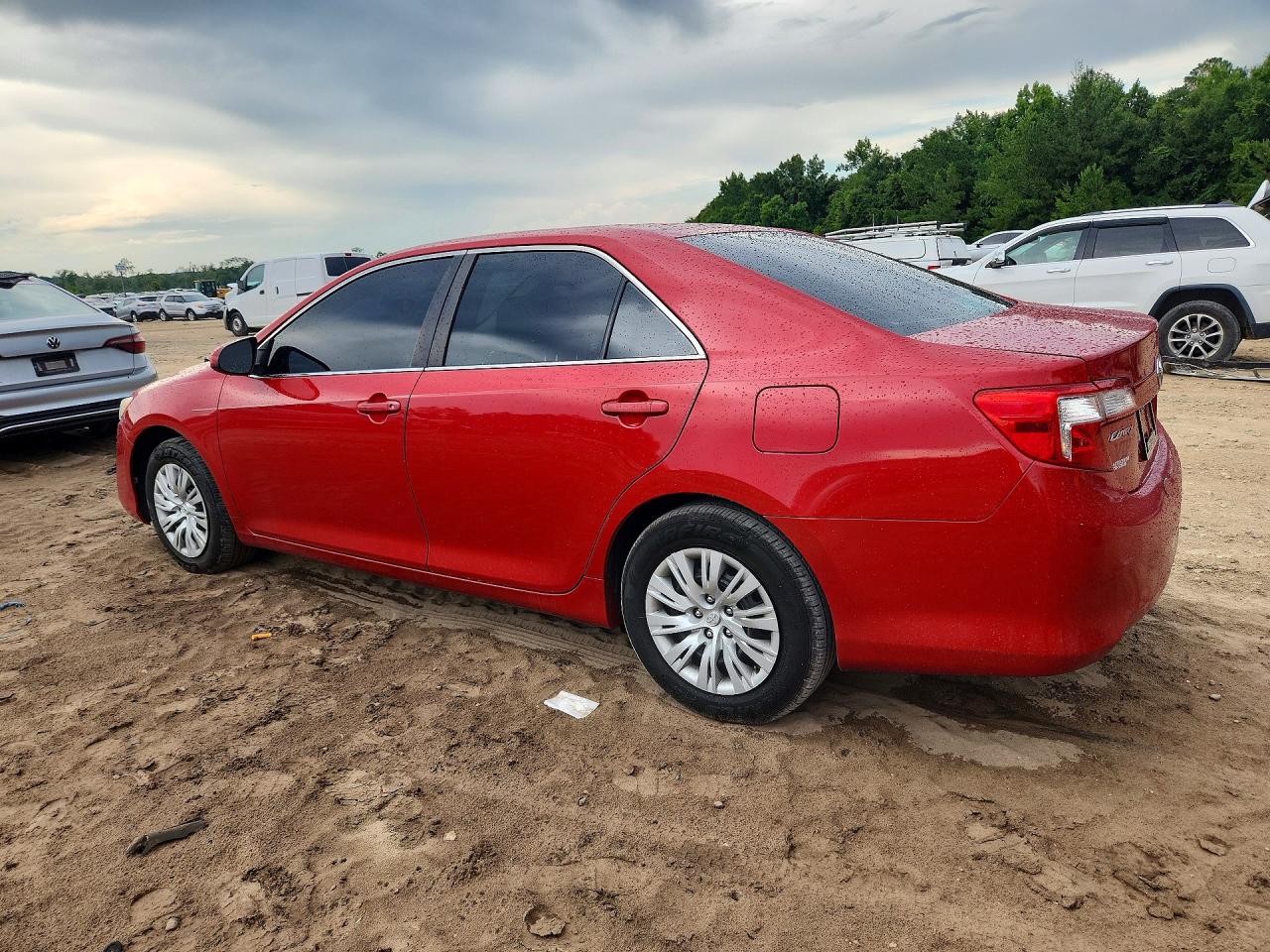 2012 Toyota Camry L Red vin: 4T1BF1FK0CU608096