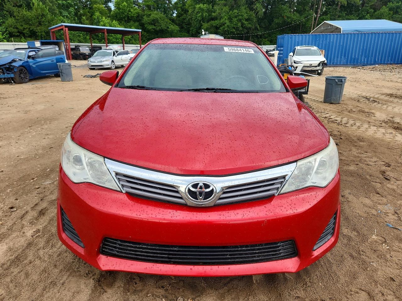 2012 Toyota Camry L Red vin: 4T1BF1FK0CU608096