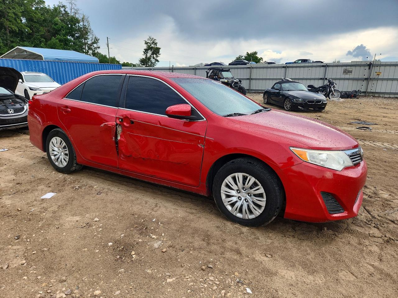 2012 Toyota Camry L Red vin: 4T1BF1FK0CU608096